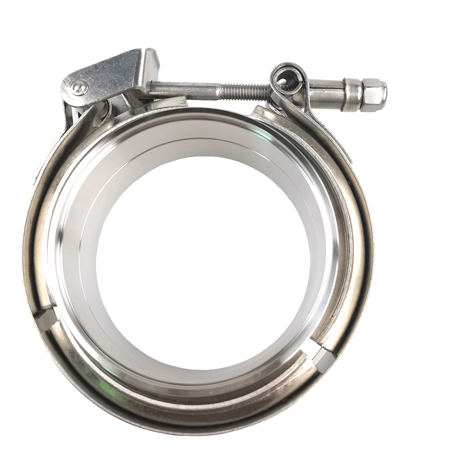 Gaeaauto 2 X 3 Inch Quick Release V Band Clamp With Male Female Flanges 304 Stainless Steel For Turbo Downpipes, 2 Pack