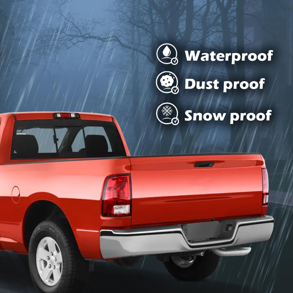 Pit66 Led 3Rd Brake Light, Compatible With 2002-2008 Dodge Ram 1500/2003-2009 Dodge Ram 2500 3500 Led Third Brake Light Cargo Ch