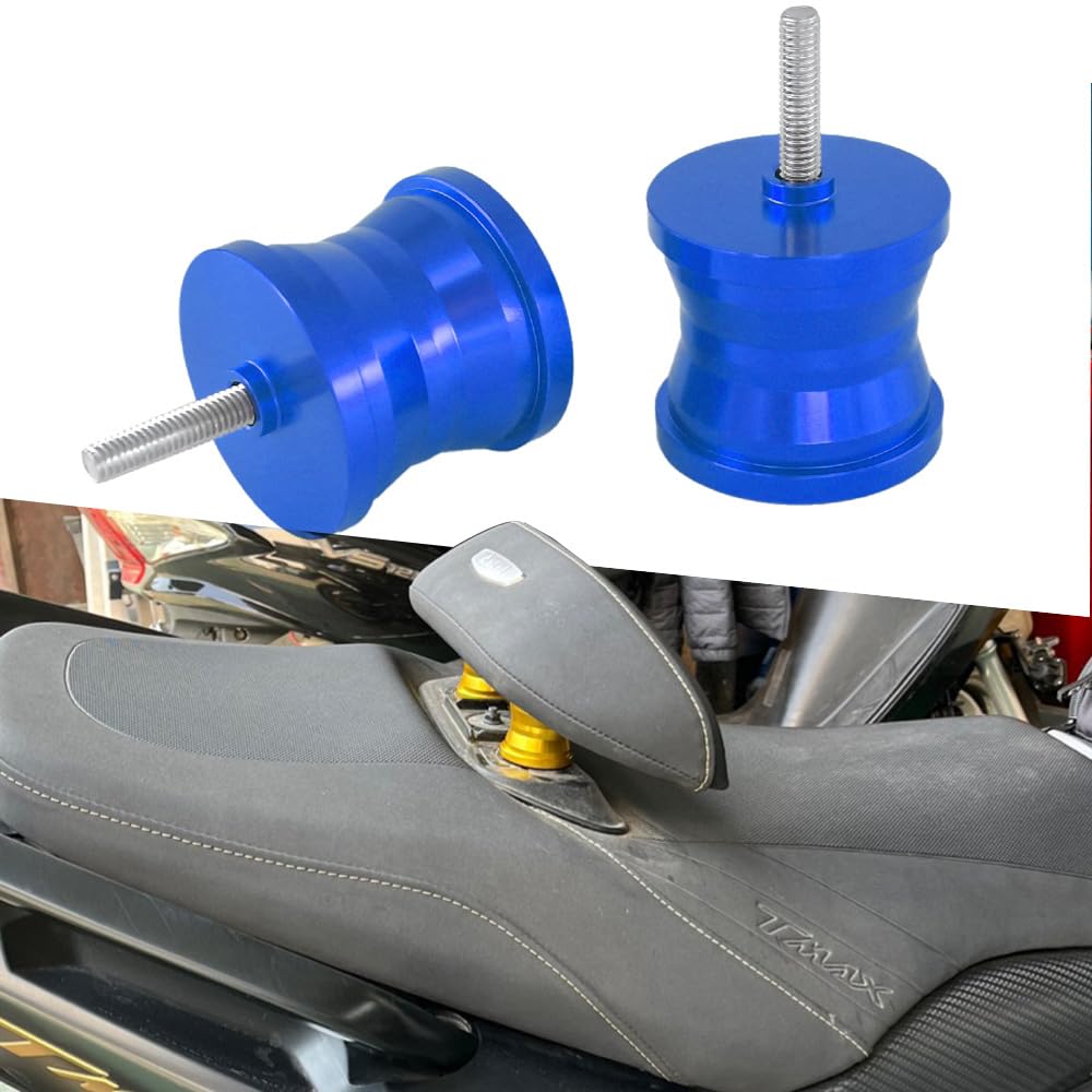 For Yamaha Tmax530 T-Max530 2012-2016 Xmax 300 X Max 2018-2023 Motorcycle Rear Back Seat Riser Backrest Heighten Cushion Raised (Blue)