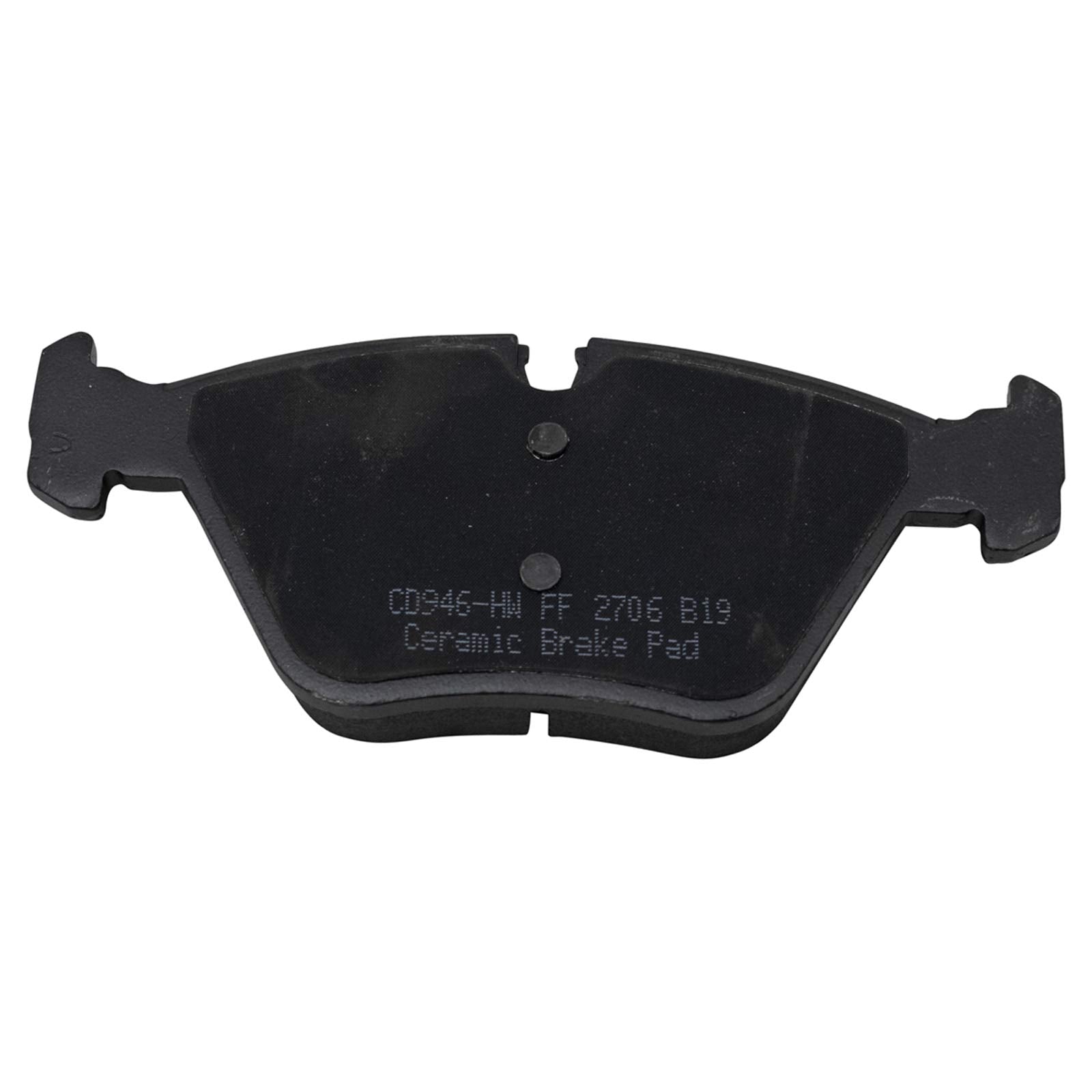 TRQ Front Brake Pads Ceramic Compatible with 2001-2006 BMW 330Ci 2001-2005 330i 330xi 2005-2006 M3 2004-2010 X3 2006-2008 Z4