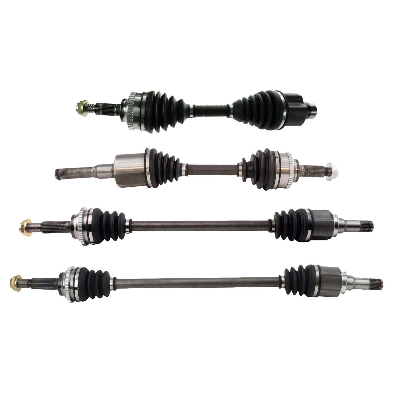 TRQ CV Axle Shaft Assembly Set Compatible with 2009-2012 Ford Escape 2009-2011 Mercury Mariner