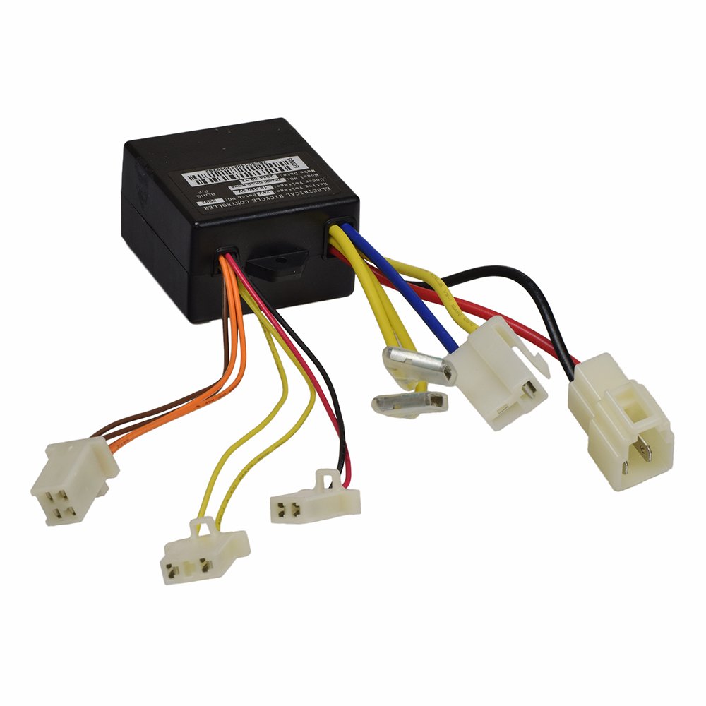 AlveyTech ZK2400-DP-LD (ZK2400-DP-FS) Control Module with 4-Wire Throttle Connector for The Razor Trikke E2 Electric Scooter