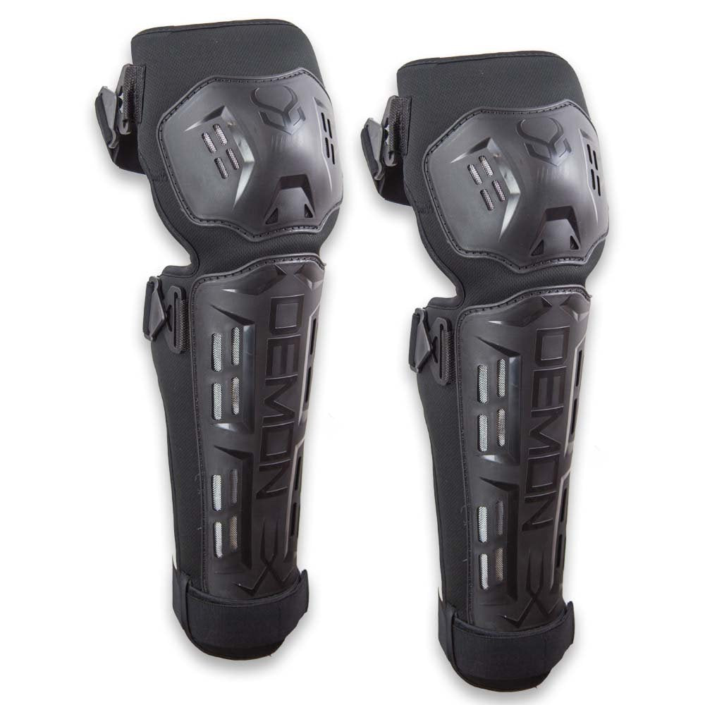 Demon Dirt Mountain Bike Knee Pads & Shin Pads, Bmx Knee Guards, Motorcycle Leg And Shin Guards (Small/Med)