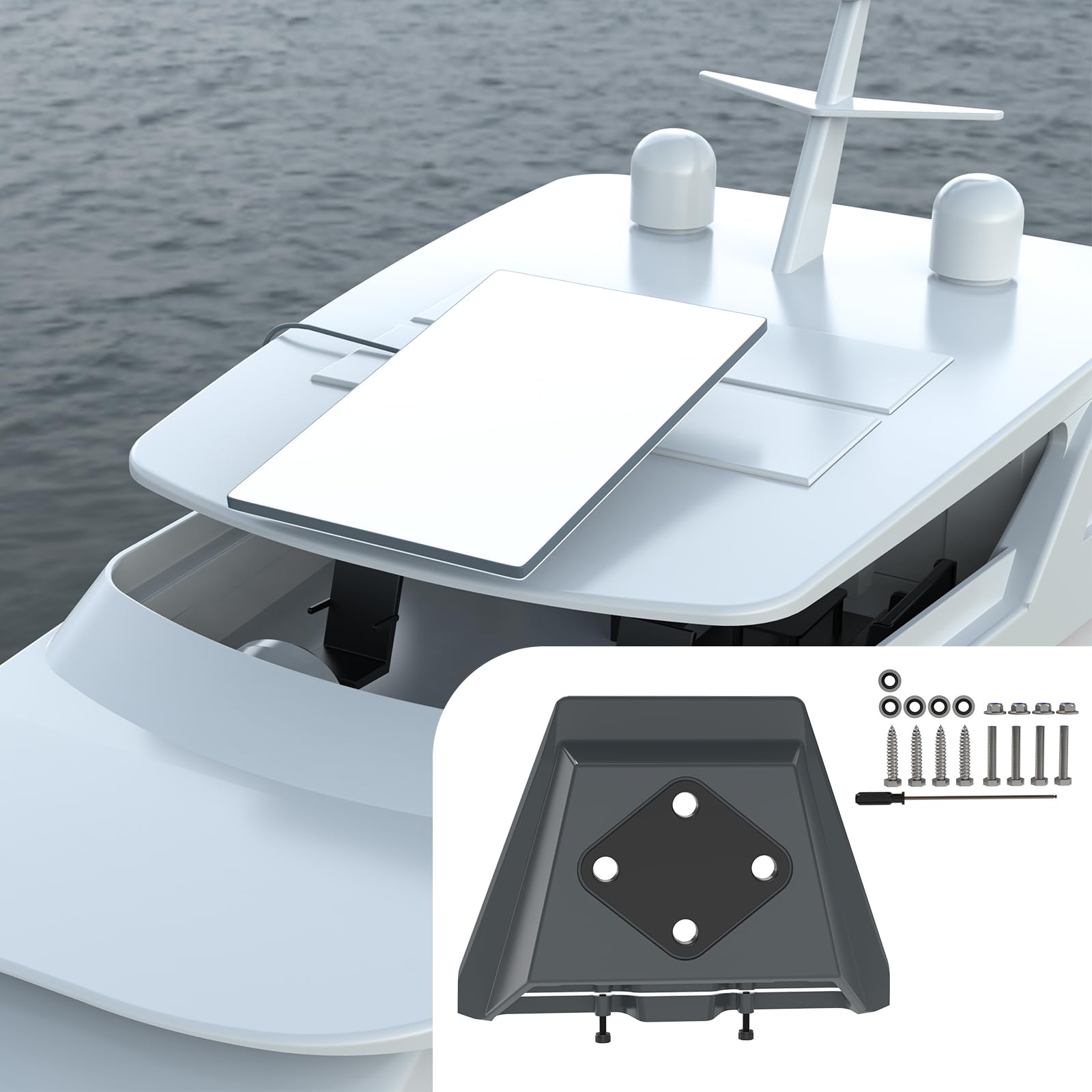 Starlink Gen 3 Mobility Mount, Starllink Gen 3 RV Mount,Anti-Theft Standard V3 Mounting Kit for Car Roof Flat Mounts RV Trailer
