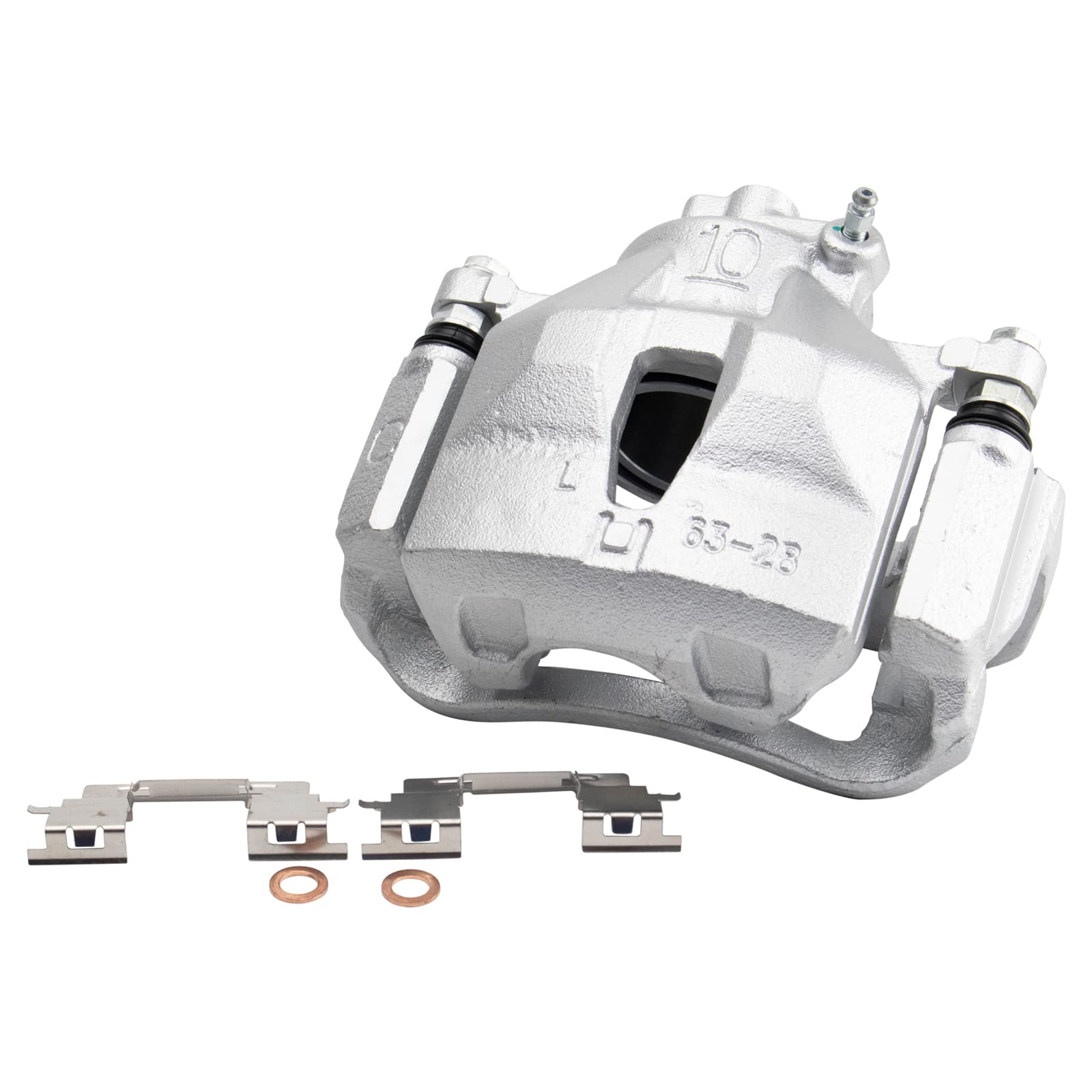 Trq Front Brake Caliper Set Compatible With 2005-2007 Toyota Avalon 2005-2006 Camry 2004-2010 Sienna 2004-2008 Solara