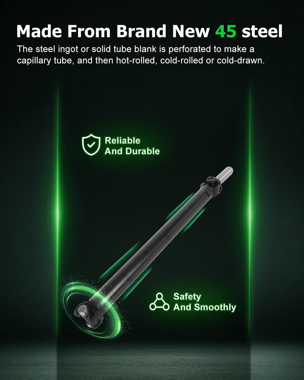 SCITOO?42.14''?Steel Rear Driveshaft Assembly Drive Shaft Prop Shaft For Chevrolet Astro 1999-2003,For GMC Safari 1999-2003,OE#