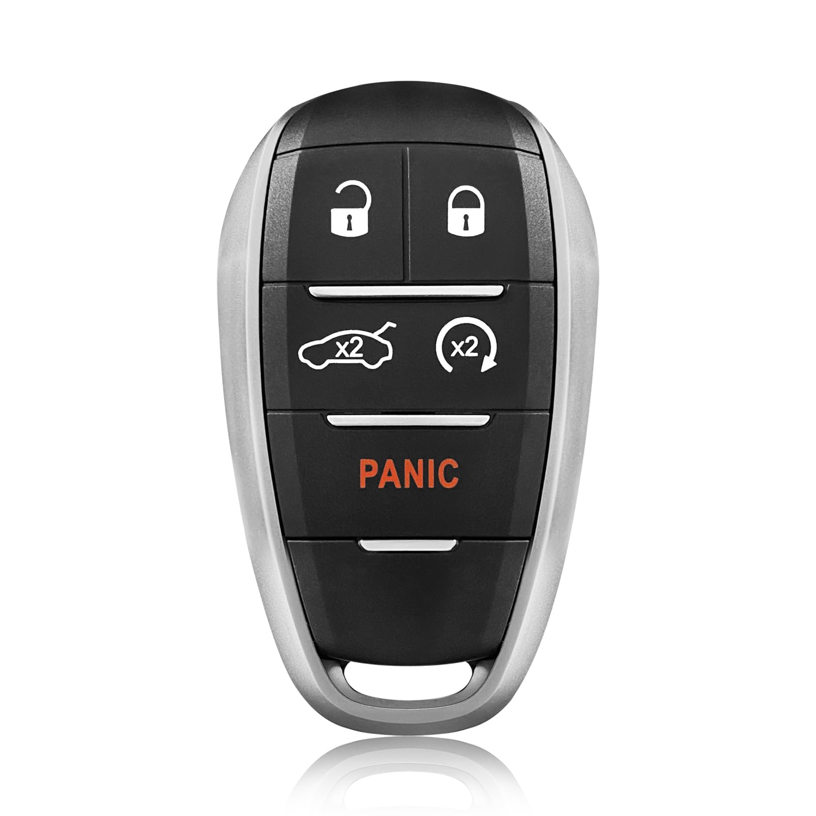 Keylessbest Replacement for 2017 2018 2019 2020 2021 2022 Alfa Romeo Giulia Stelvio Key Fob Remote Control KR5ALFA434 5 Buttons 