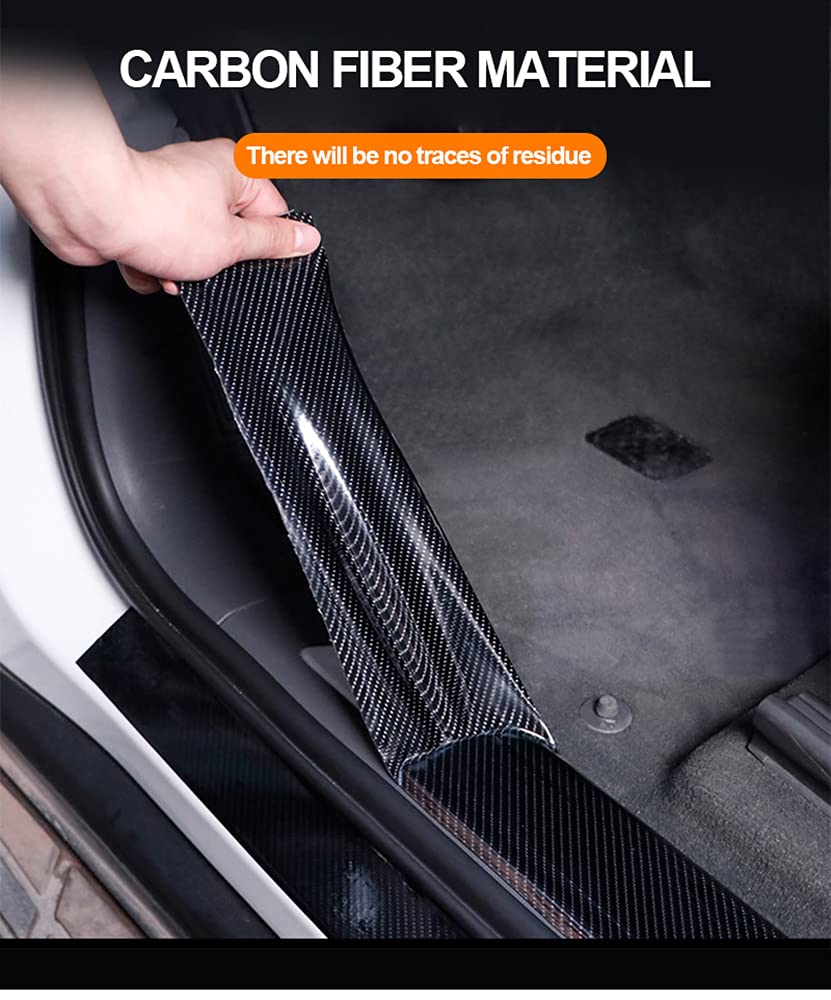 Lzlrun Free Tool Kit 5D High Gloss Carbon Fiber Vinyl Tap For Black Out Chrome Delete Window Trim Door Trim (2Inches X 30Feet)