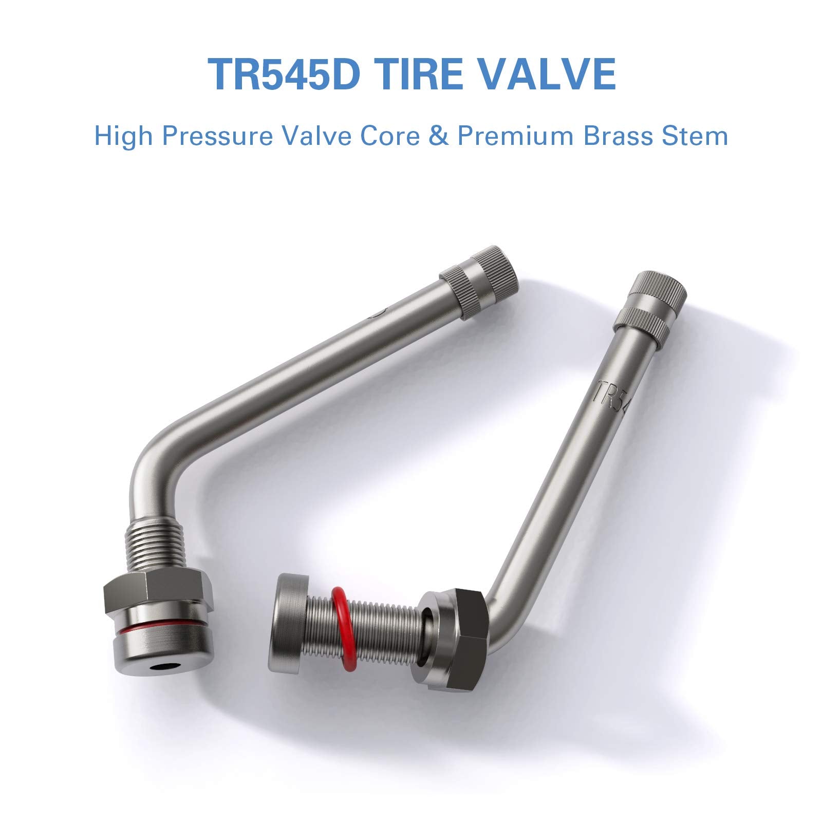 Ckauto Tr545D 60 Degree Bend Clamp-In Valve Stems (10 Pack)