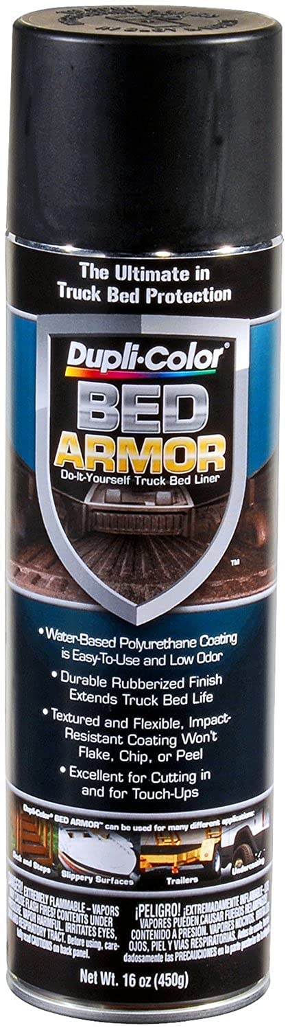 Dupli-Color Baa2010 Bed Armor Diy Truck Bed Liner - Black - 16.5 Oz. Aerosol Can