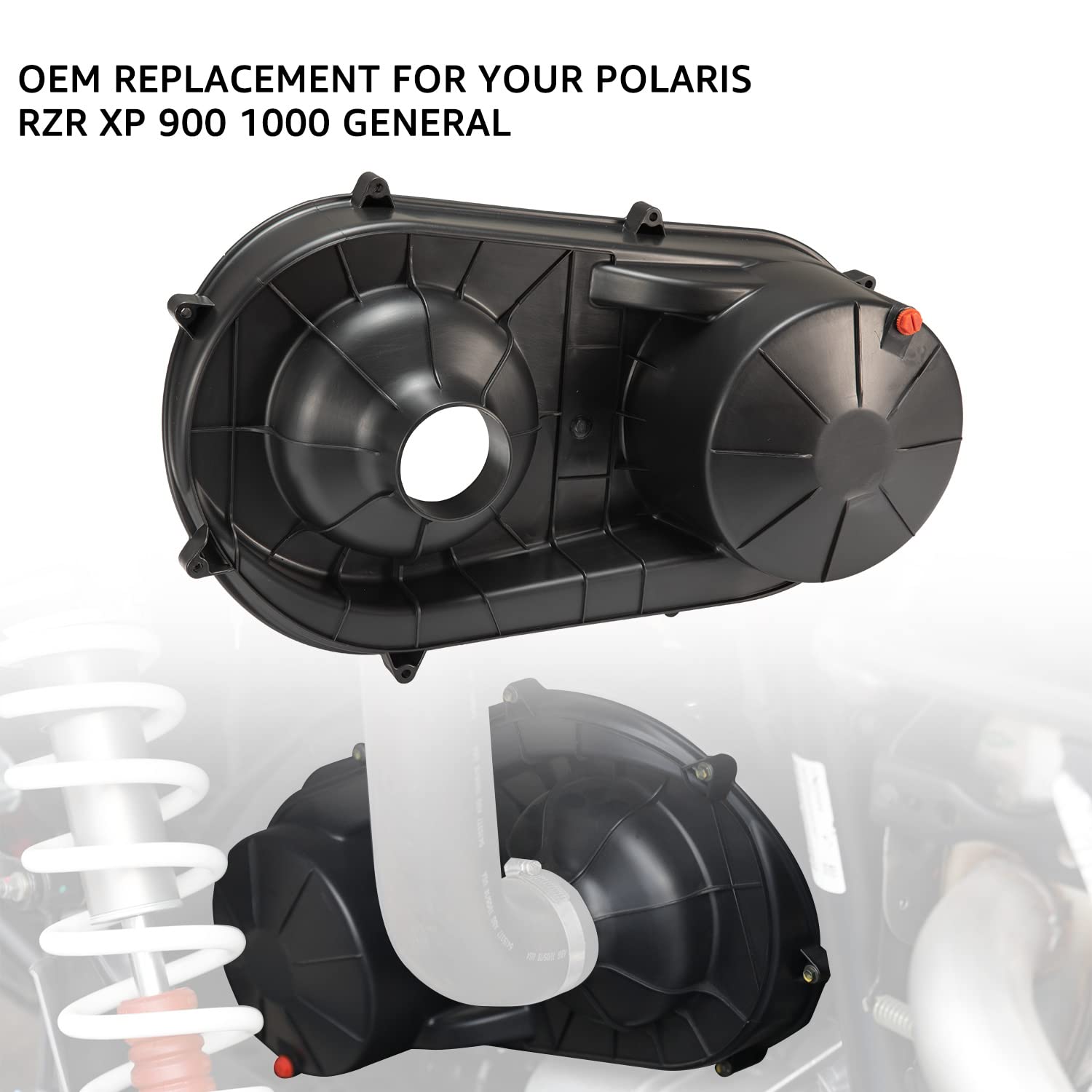 HAKA TOUGH Outer Clutch Cover for Polaris RZR XP 1000 Accessories 2015-2023, CVT Outer Variator Clutch Cover for RZR 1000 XP 900