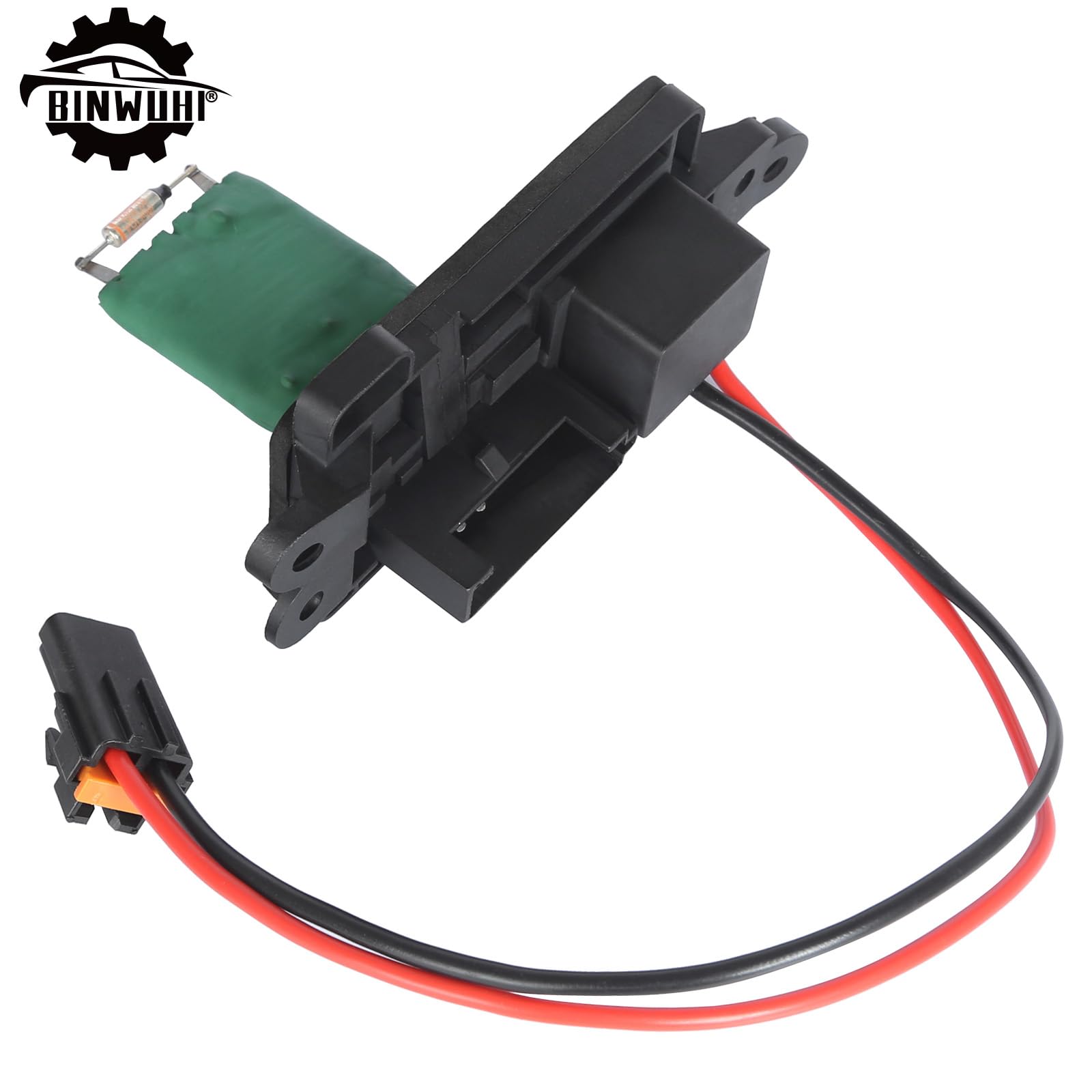 BINWUHI HVAC Fan Blower Motor Resistor Kit with Harness Compatible with The Following Models: 2002-2009 Chevy Trailblazer GMC En