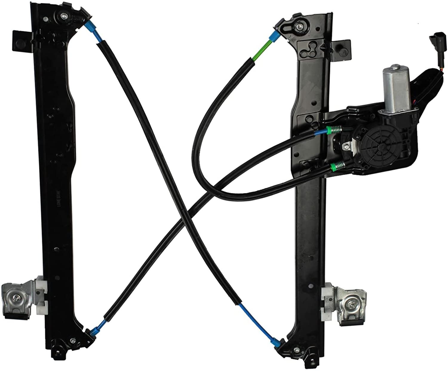 Laformo 741-579 Rear Passenger Side Power Window Regulator With Motor Assembly Compatible With Silverado/Suburban/Avalanche 1500 2500 3500 00-06 Cadillac Escalade 02-06 Gmc Yukon Xl/Sierra