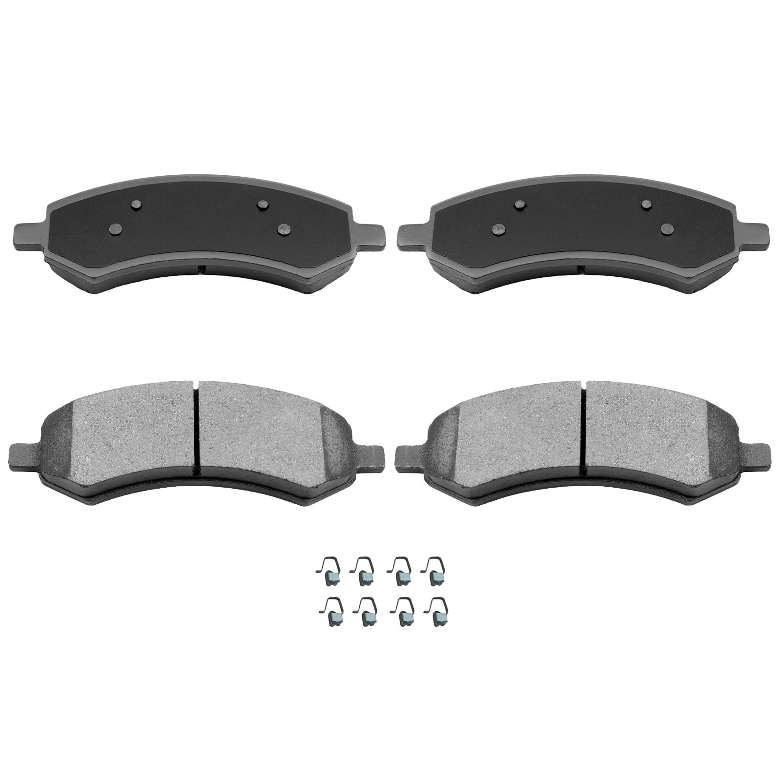 Automuto 4Pcs Front Ceramic Disc Brake Pads Set D1084 For Chrysler Aspen For Dodge Dakota Durango Ram 1500 For Jeep Wrangler For