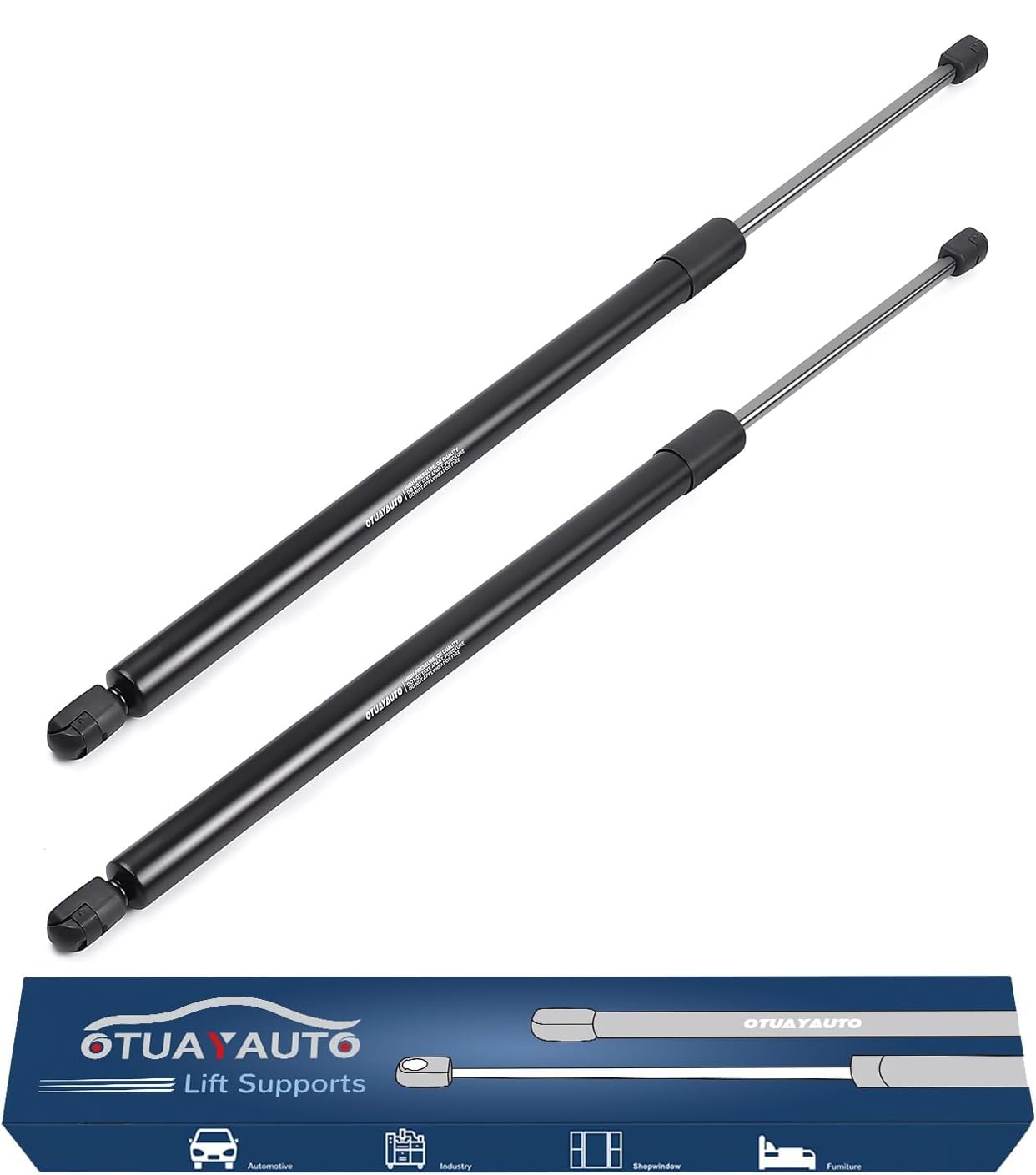 Otuayauto Rear Tailgate Struts Shocks, Replacement For 2000-2006 Gmc Yukon, 00-06 Chevy Suburban 00-06 Tahoe, 2002-2006 Cadillac