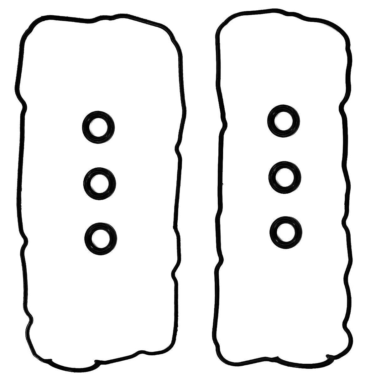 Valve Cover Gasket Set - Compatible with 3.0L 3.3L Toyota Camry, Avalon, Sienna, Highlander, Solara, Lexus ES300, ES330, RX300,