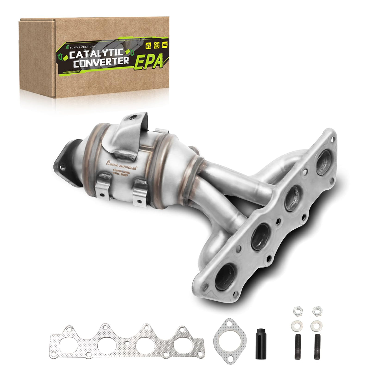 ECHO AUTOMILES Catalytic Converter Compatible with Hyundai Accent 2012 2013 2014 2015 2016 2017, Veloster 2012-2017, Kia Rio 201