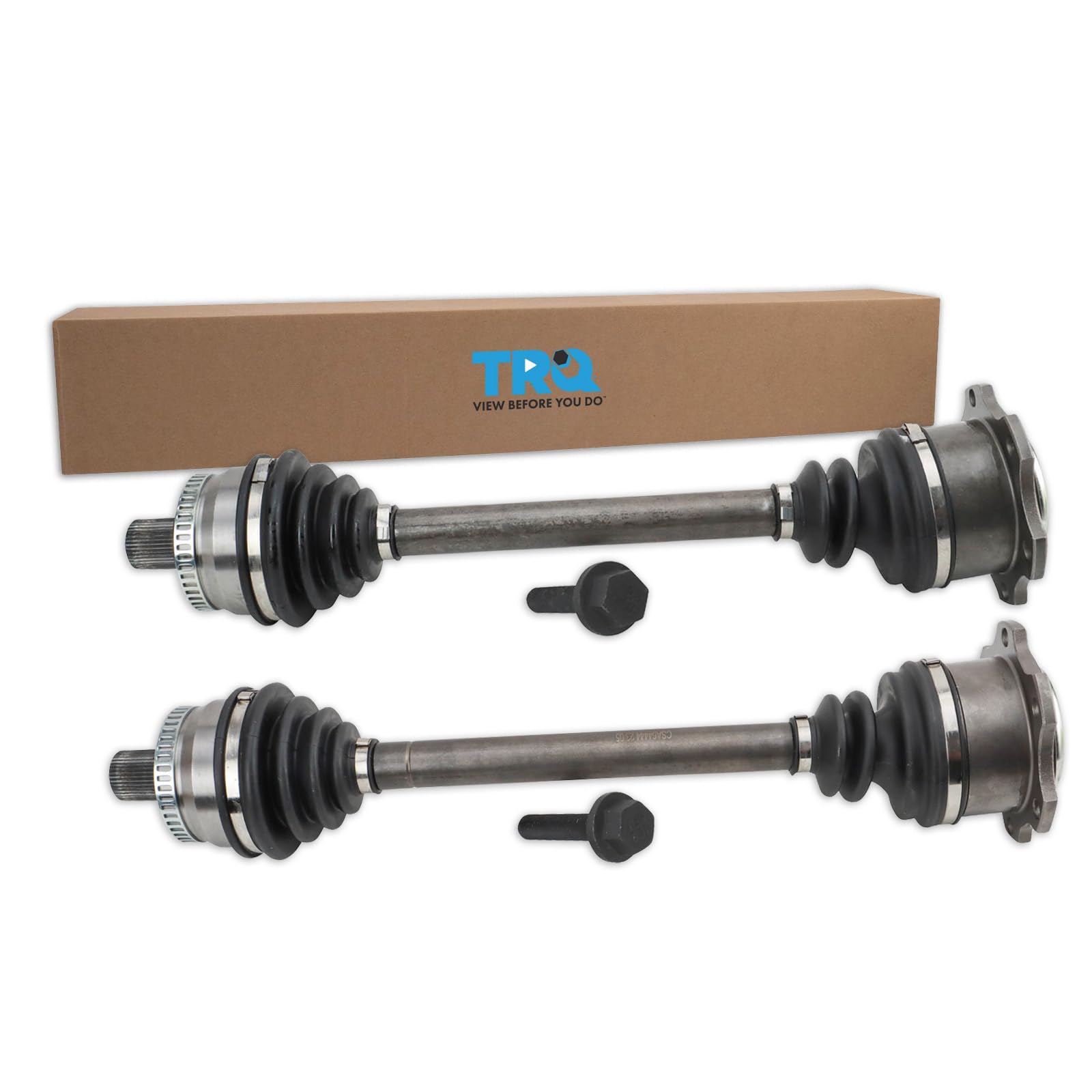 Trq Front Cv Axle Shaft Assembly Set Compatible With 1996-2001 Audi A4 Quattro 2000-2005 Volkswagen Passat
