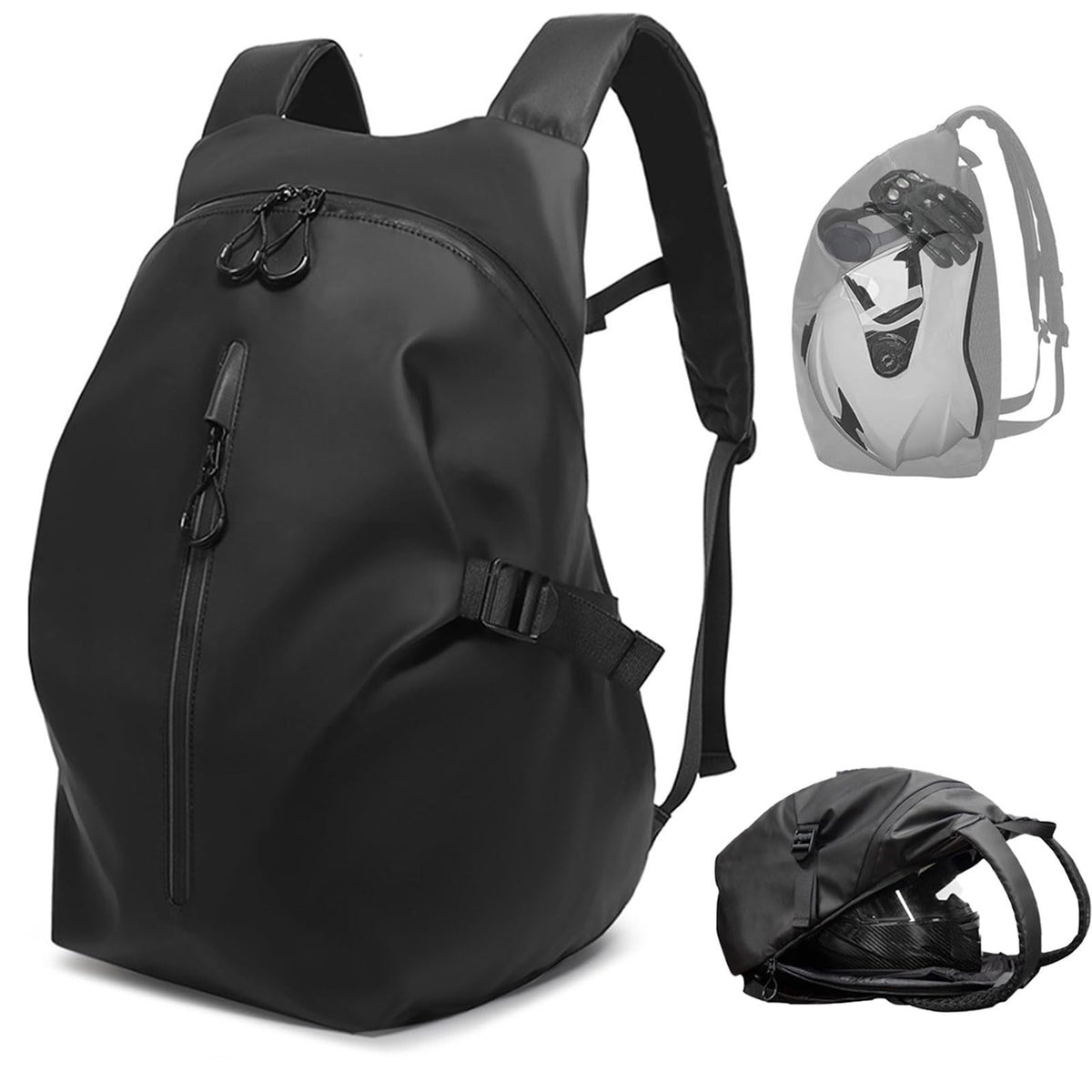 Mihunter Motorcycle Backpack - Waterproof Helmet Backpack For Men, Travel