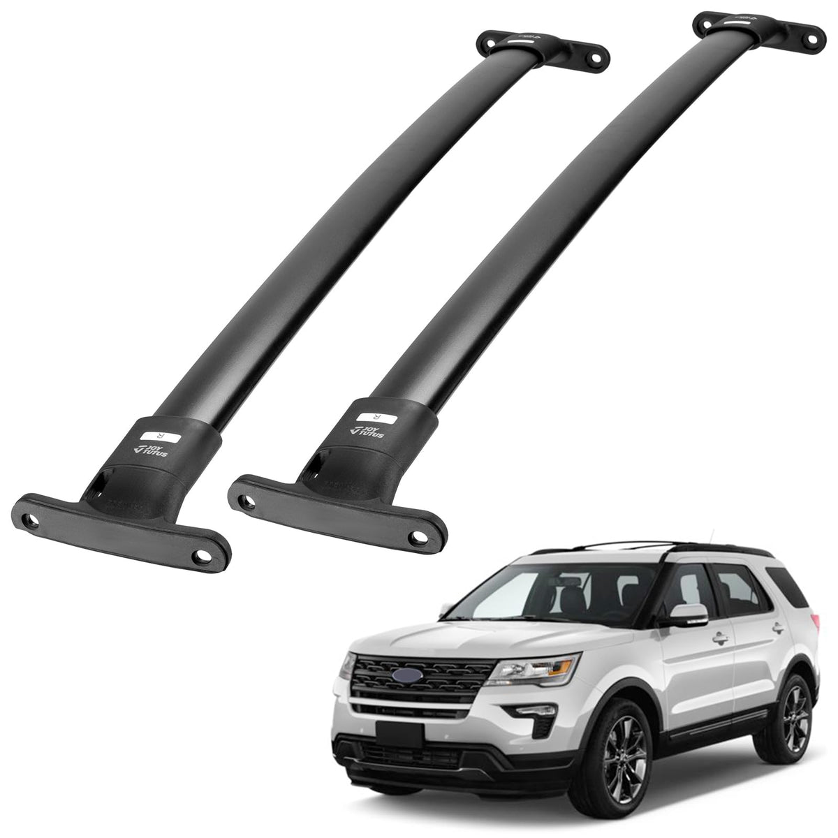 JOYTUTUS Roof Rack Cross Bars Compatible with Ford Explorer 2016-2019 ...