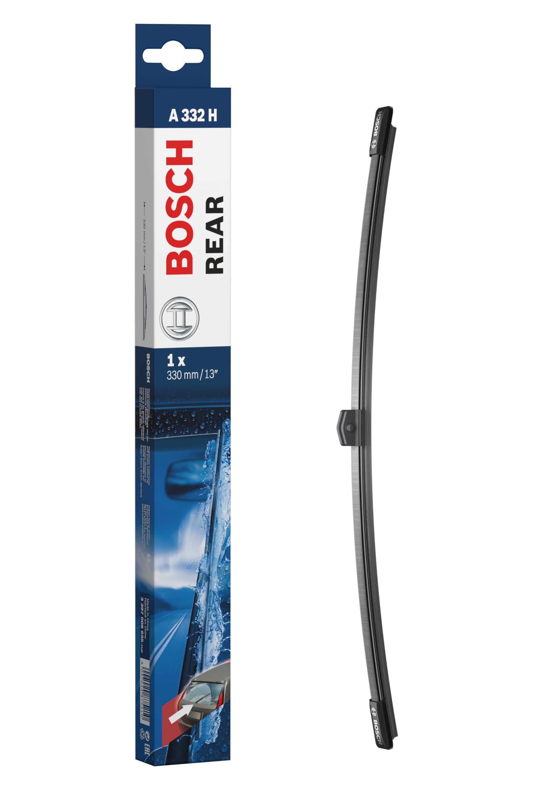 Bosch A332H Aerotwin Rear Wiper Blade; 13' - Single