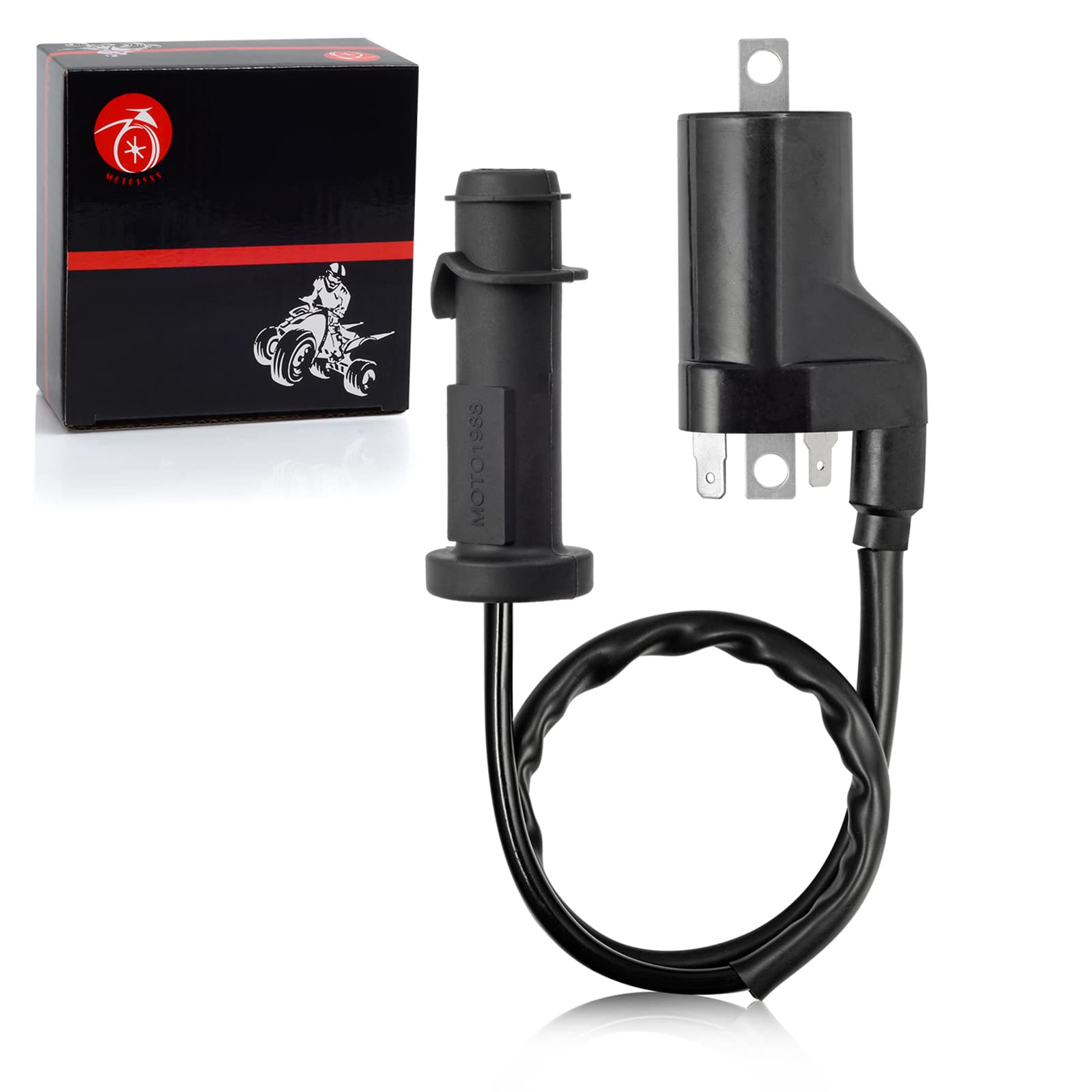 Ignition Coil Pack & Spark Plug Cap Compatible with Arctic Cat 550 700 1000 2009-2016 Prowler XT 550 2011-2014 Prowler XTX 700 2