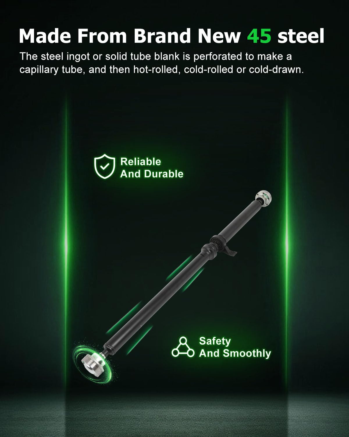 Scitoo?61.87''?Steel Rear Driveshaft Assembly Drive Shaft Prop Shaft For Chrysler 300 For Dodge Charger 2015-2019,Oe# 976-986 68