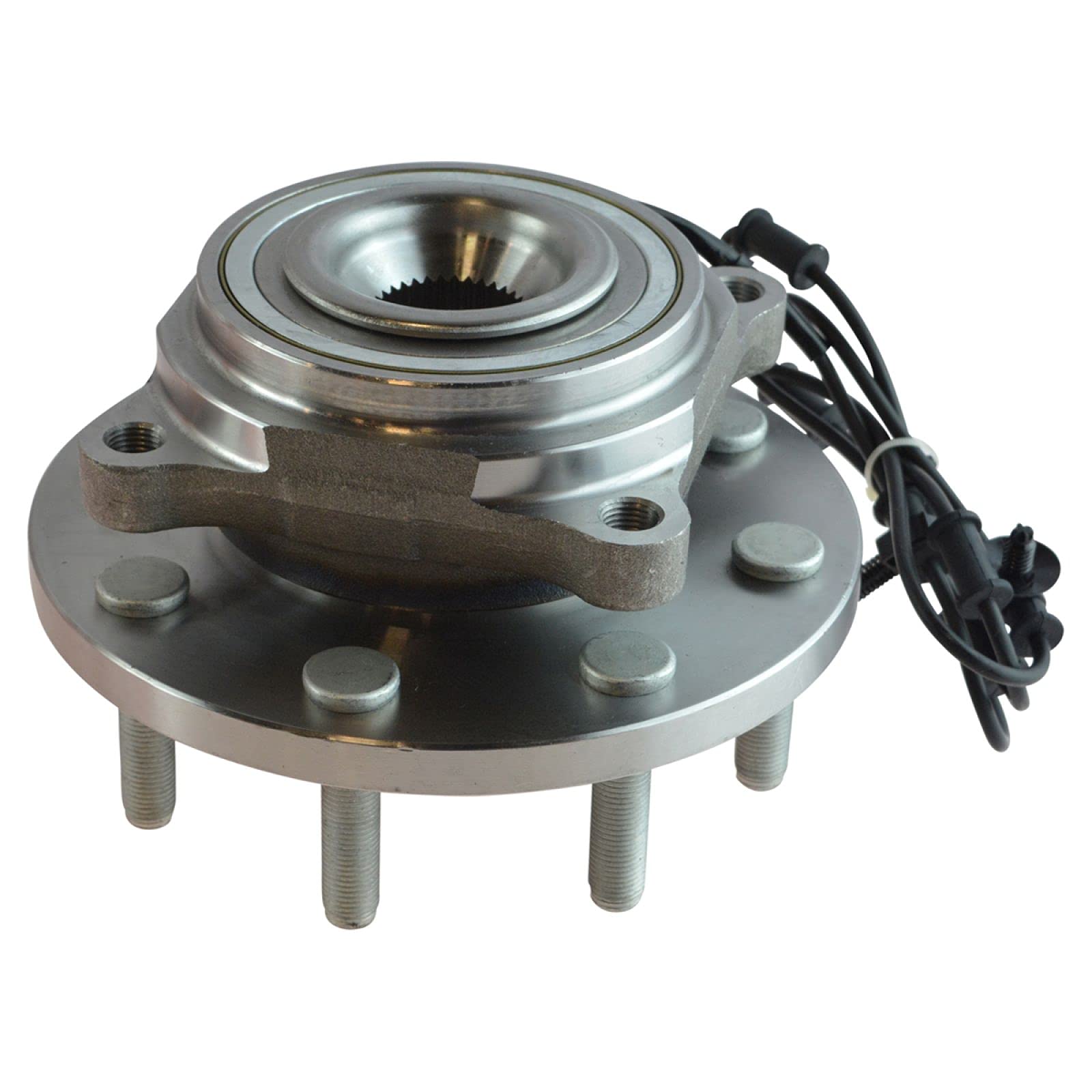 Trq Front Passenger Side Wheel Bearing & Hub Assembly With Abs Sensor Compatible With 2012-2013 Ram 2500 2012-2014 3500