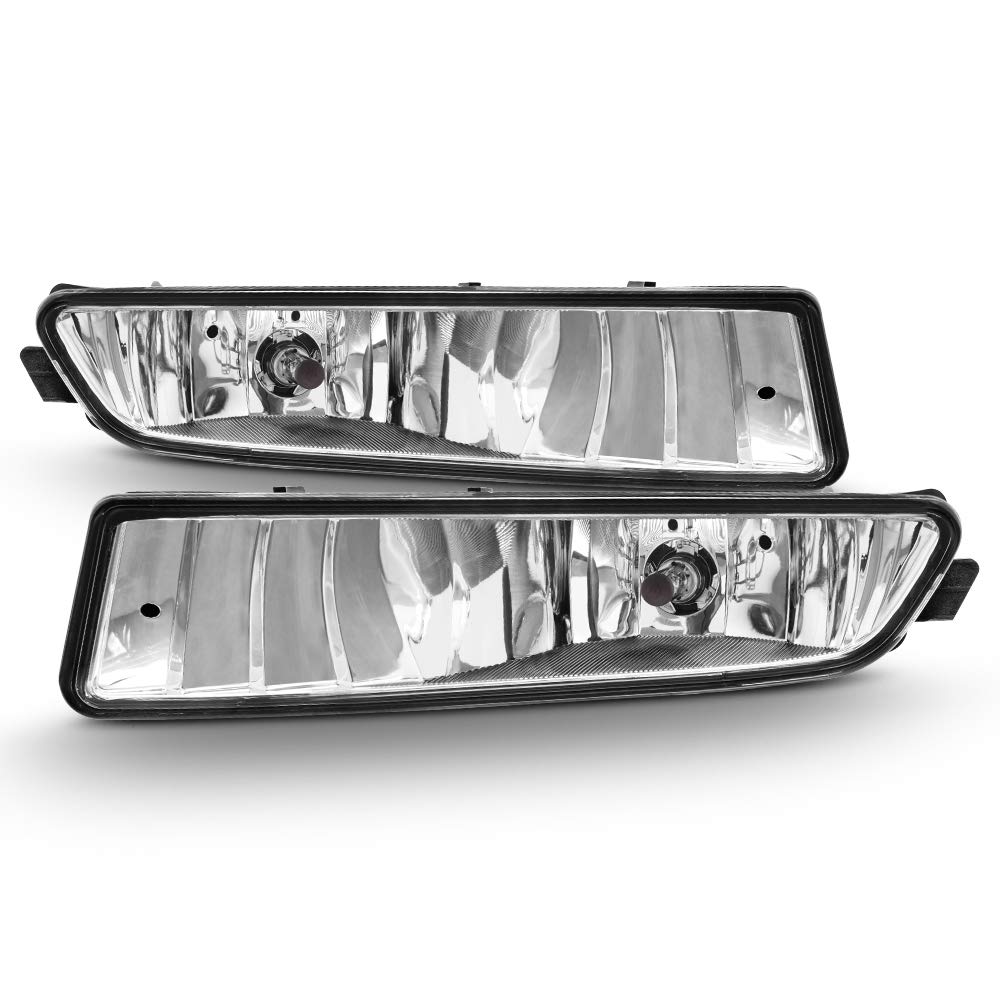 Acanii - For 2002-2003 Acura Tl Bumper Fog Lights Assembly Driving Lamps+Bulbs Aftermarket Pair Driver & Passenger Side