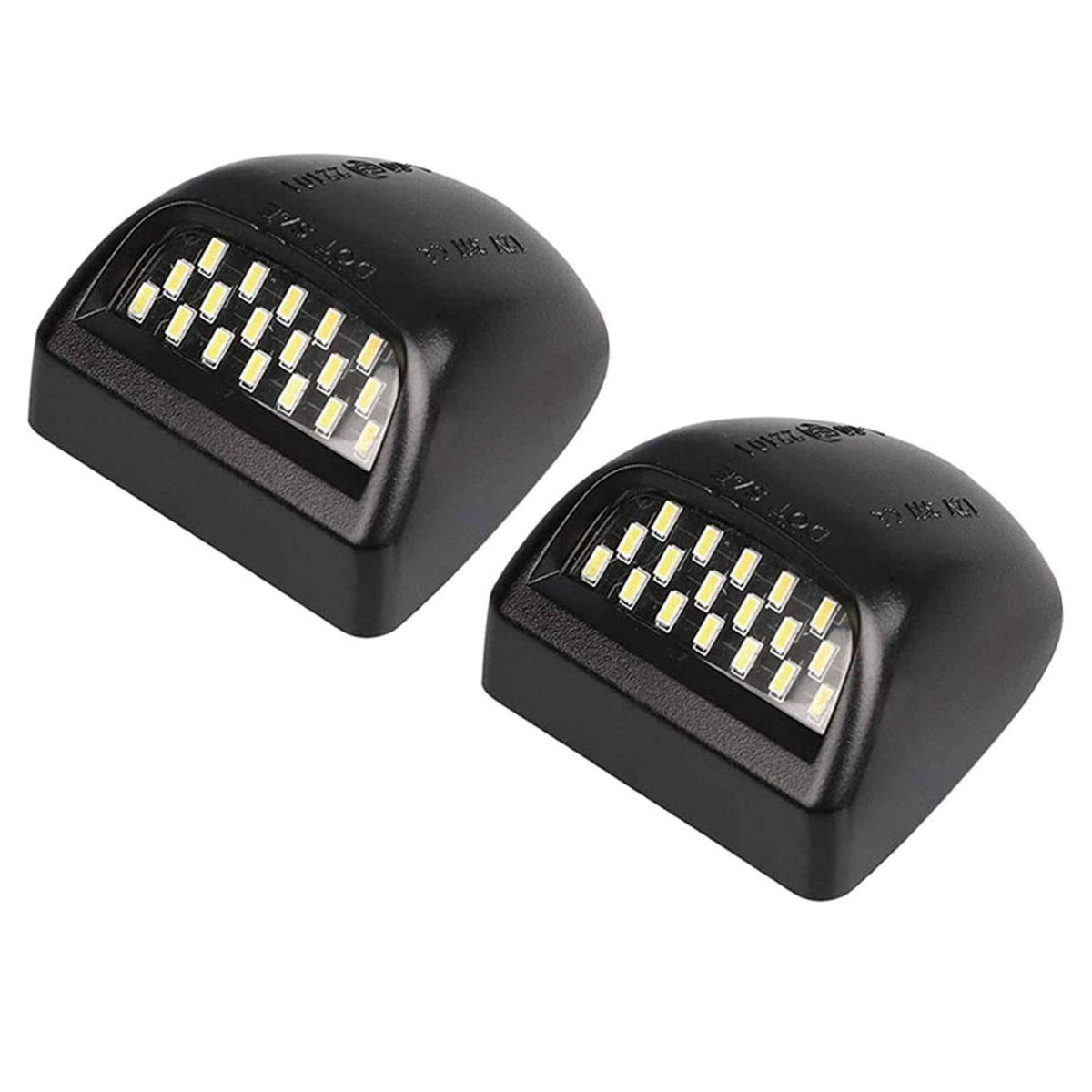 Xtauto Led License Plate Lights Lamp Super Bright Assembly Replacement For Cadillac Escalade Chevy Silverado 1500 2500 3500 Subu