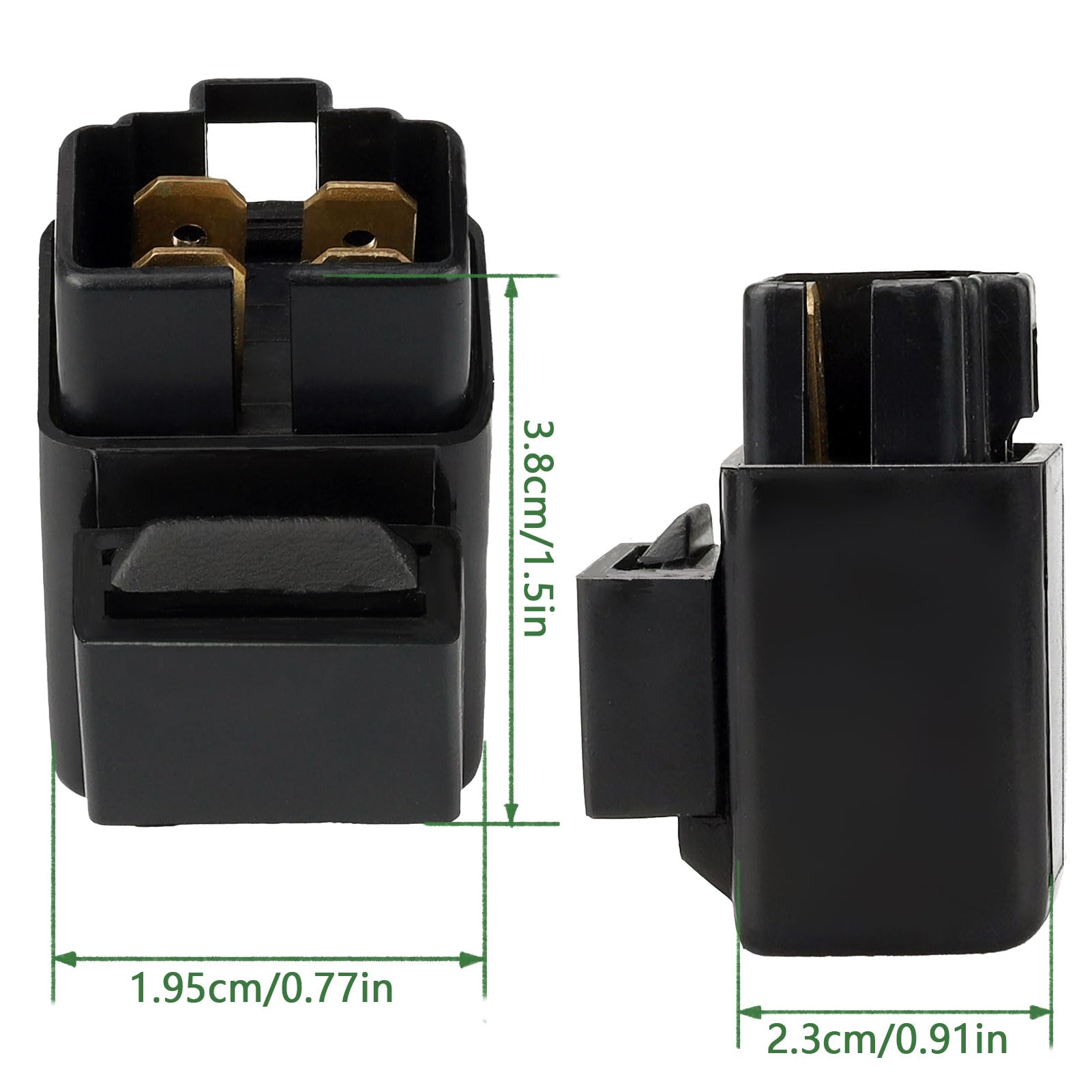 Cyleto Atv Starter Solenoid Relay For Polaris Predator 50 90 Sportsman 90 Scrambler 50 90 For Yamaha Yfm600 Grizzly 600 1998-200