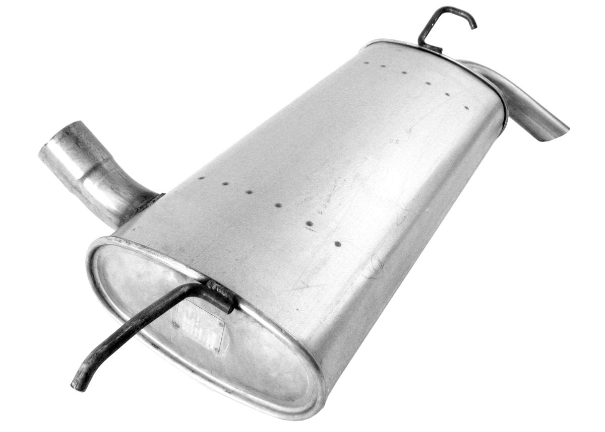 Walker Quiet-Flow 50065 Direct Fit Exhaust Muffler Assembly 2.5 Inlet (ID) 2.25 Outlet (OD) for Jeep Wrangler