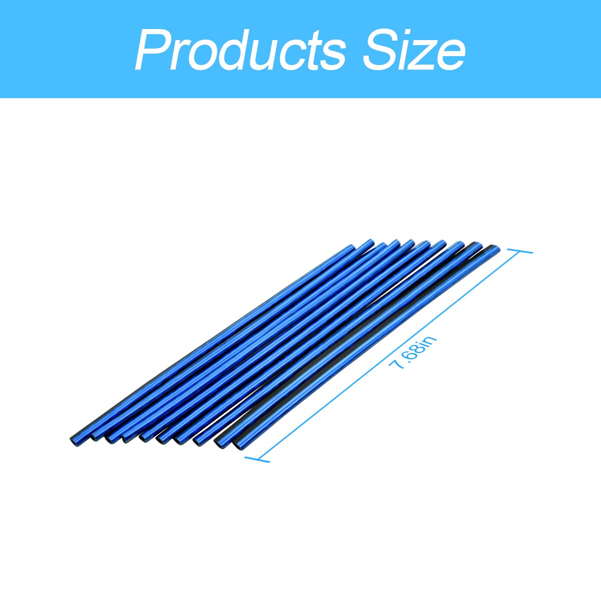 8Sanlione 20 Pieces Car Air Conditioner Decoration Strip For Vent Outlet, Universal Waterproof Bendable Air Vent Outlet Trim Decoration, Suitable For Most Air Vent Outlet, Car Accessories (Ice Blue)