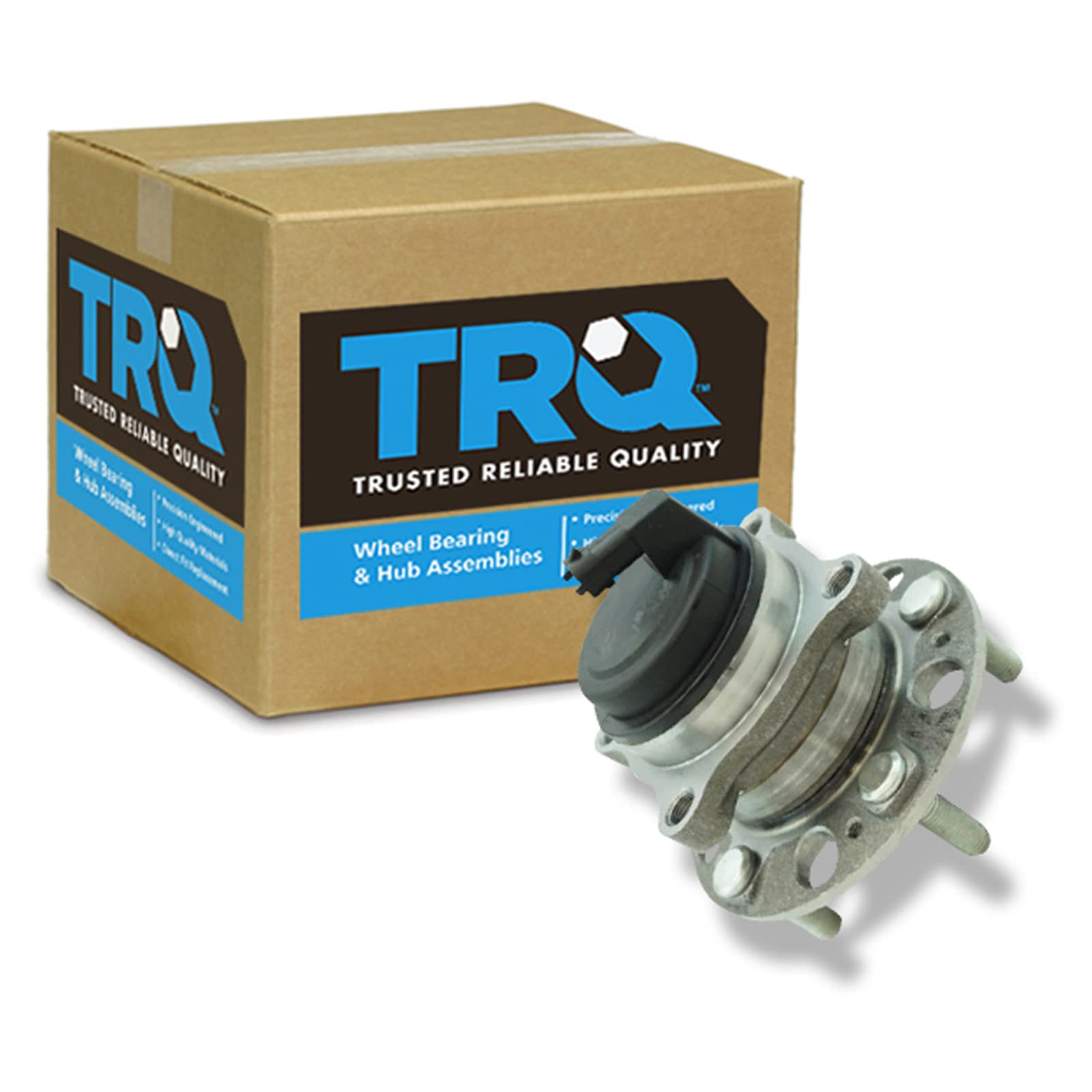 Trq Front Left Right Wheel Hub Bearing Assembly Driver Passenger Side Compatible With 2011-2016 Hyundai Equus 2009-2014 Genesis