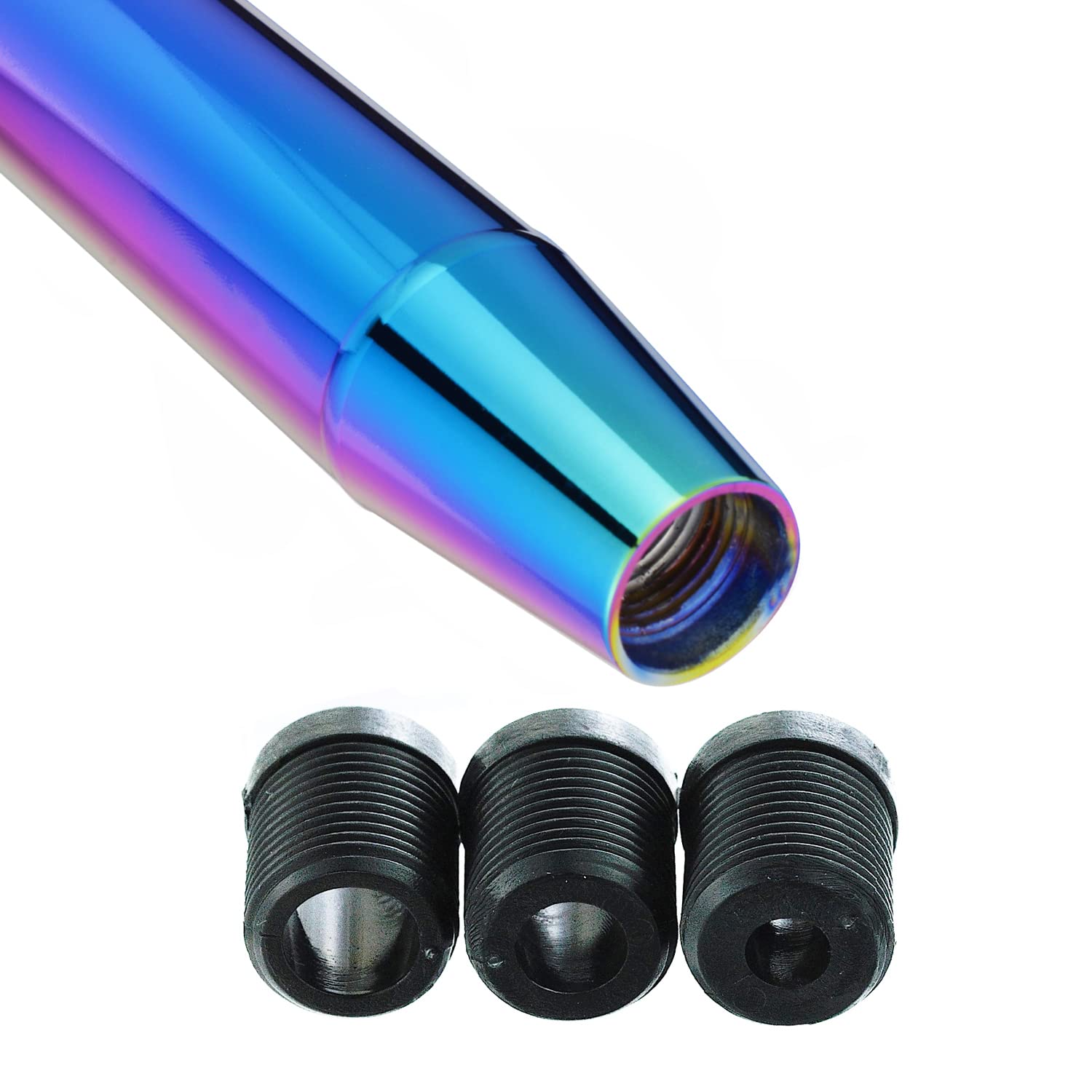 Abfer Long Shift Knob Car Gear Stick Weighted Shifter Knobs Extension Metal Shifting Lever Fit Most Manual Automatic Transmissio