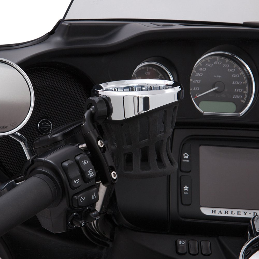 Ciro 50111 Accessory Perch Mount (For All H-D 1984-Up Models (Except 2014-2016 Street Models) , Black