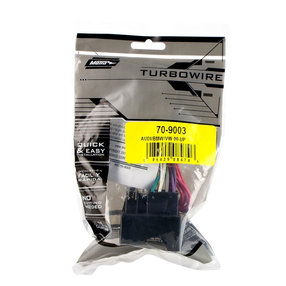 Metra 70-9003 Radio Wiring Harness for Audi/BMW/VW 2002-Up