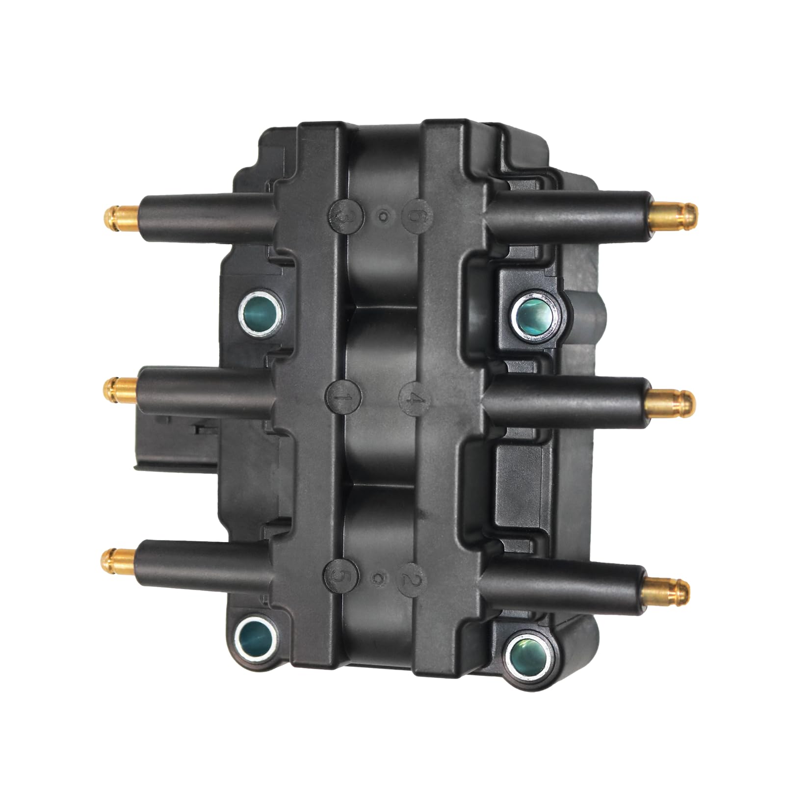 ITOM Ignition Coil Pack and Spark Plugs UF305 Compatible with Jeep Wrangler, for VW Routan 09-10, for Dodge 2001-2010 Grand Cara