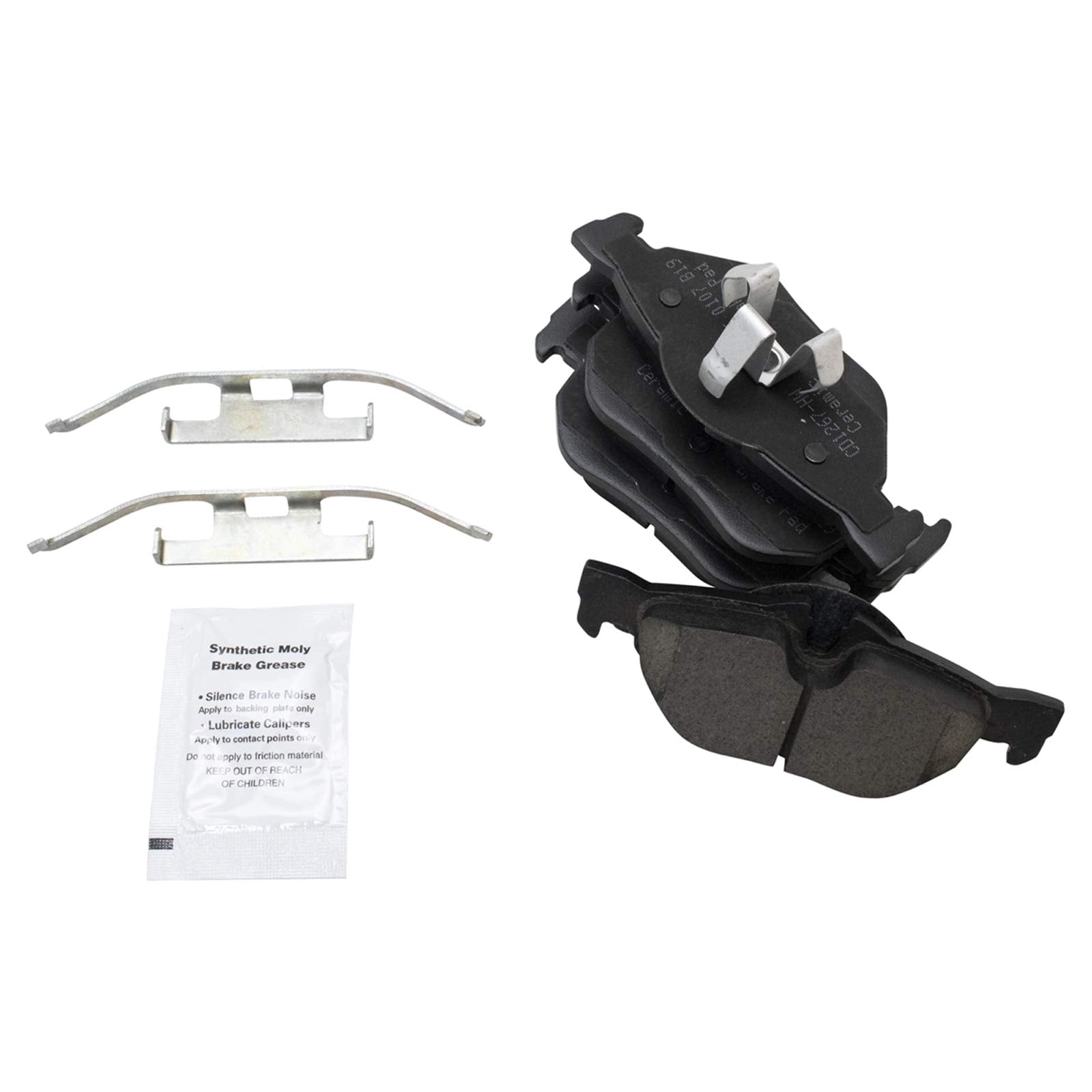 Trq Rear Brake Pad & Rotor Kit Brake Pads Brake Rotor Parking Brake Shoe Set Ceramic Compatible With 2009-2013 Bmw 128I
