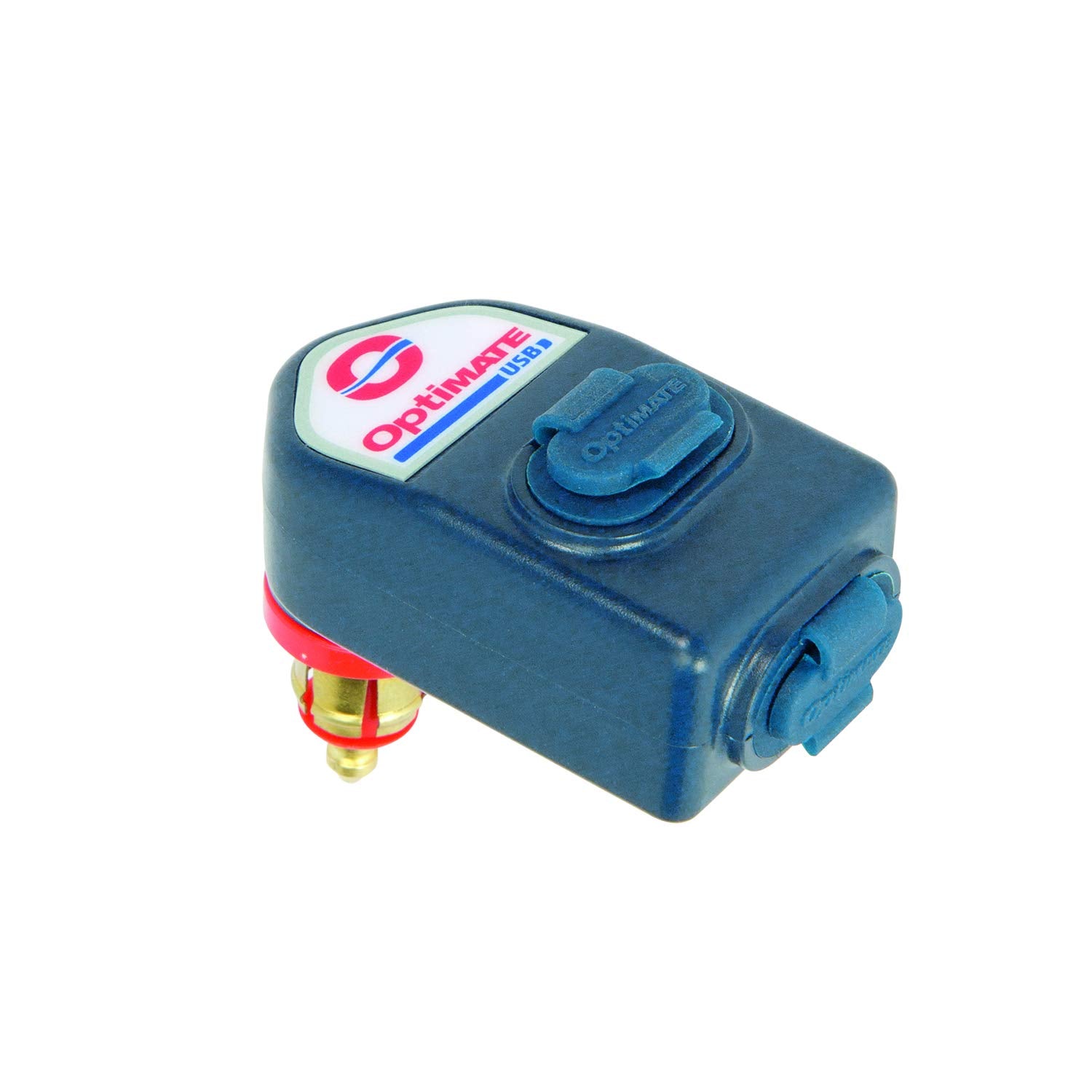 Tecmate Optimate Usb O-105, 3300Ma Dual Output Weatherproof Usb Charger, With Bike Plug (Compatible With Bmw, Triumph Or Ducati Multistrada)