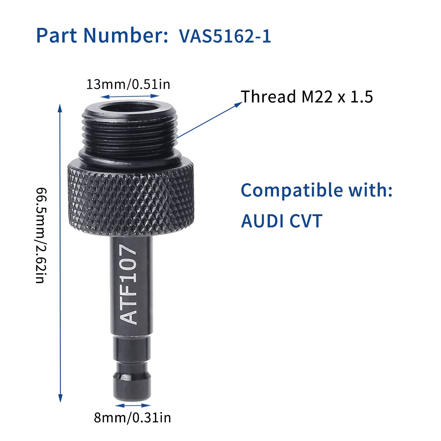 Yhxgljdka Transmission Automatic Fluid Oil Filling Filler Adapter Include Metal Dispenser With Shut Off Valve Compatible With Vw Audi 09G 01J 722.9 Cvt Dsg Atf Benz 722.9