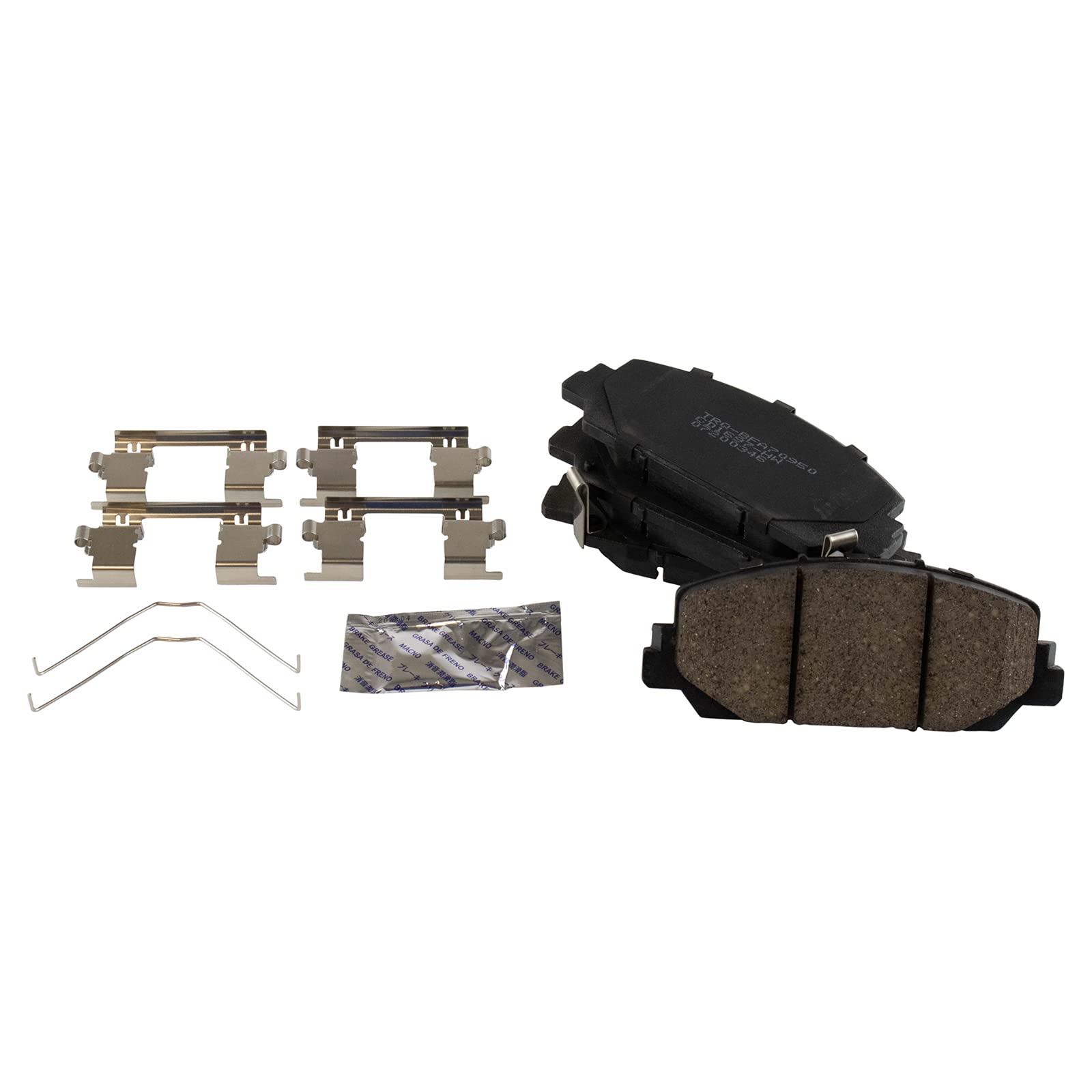 Trq Front And Rear Brake Pad & Rotor Kit Brake Pads Brake Rotor Ceramic Compatible With 2013-2018 Acura Rdx