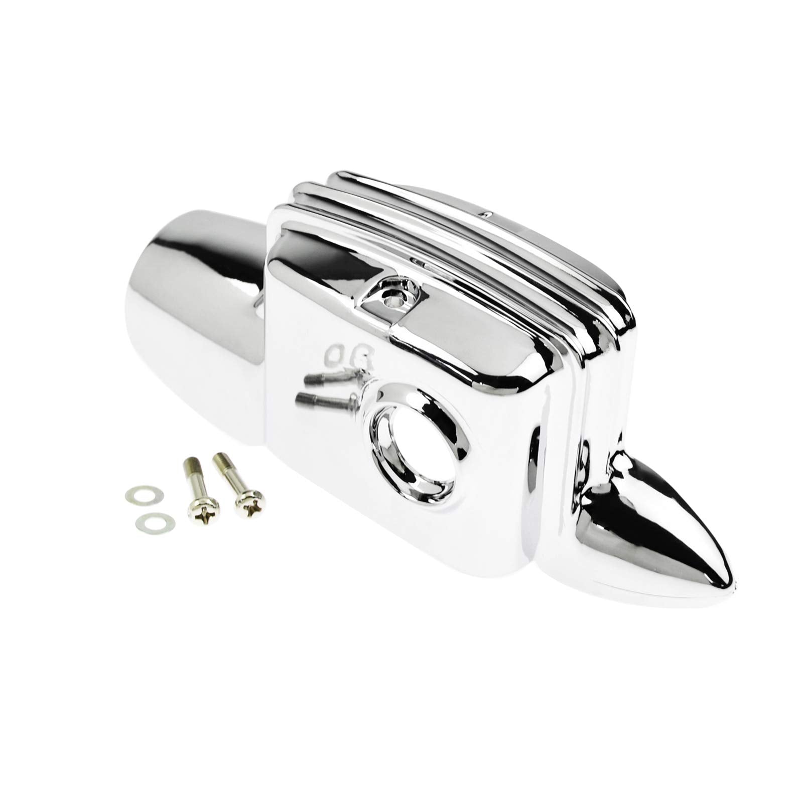 Hdbubalus Chrome Rear Brake Master Cylinder Cover Fit For Harley Flht Flhx Flhr 2008-2020