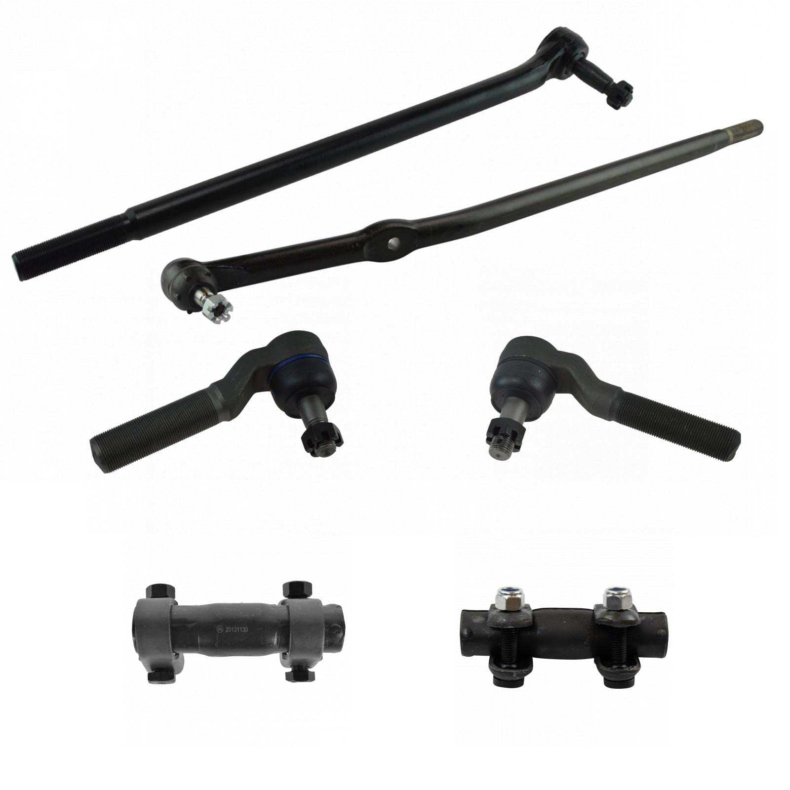 TRQ Front Tie Rod Set Compatible with 1995-1996 Ford F-250 1997 F-250 HD