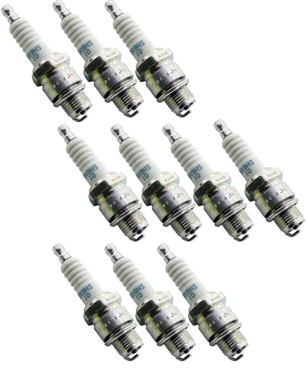 NGK 4551 Pack of 10 Spark Plugs (BR9HS-10)