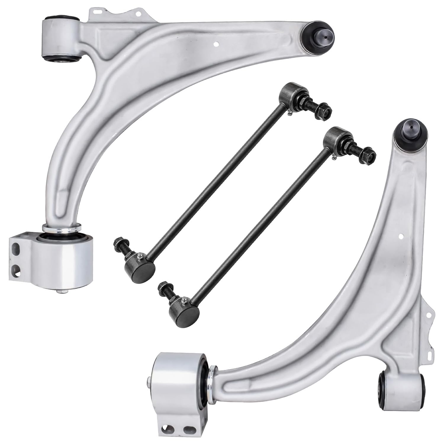 Detroit Axle - Front Lower Control Arms Kit for 2011-2015 Chevrolet Cruze, 2012-2017 Buick Verano, 2011-2015 Chevrolet Volt, 201