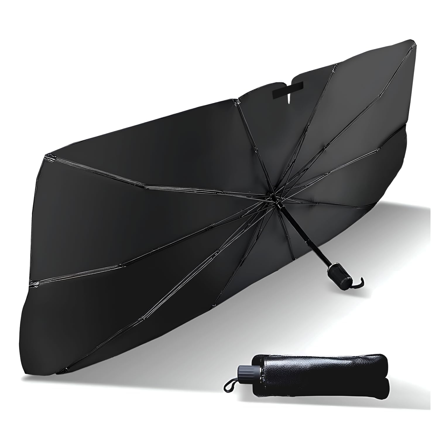 Prensor Enterprises Car Umbrella Windshield Cover Foldable Car Sun Shade Rain Shield Front Glass Protection Portable Easy Open R