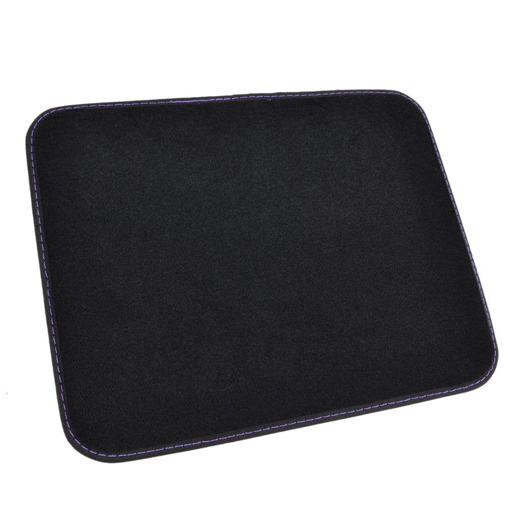 BDK Purple White Butterfly Design Carpet Car Floor Mats for Auto Van Truck SUV-4 Pieces Front & Rear Full Set with Rubber Backing-Universal Fit (MT-509-PP)