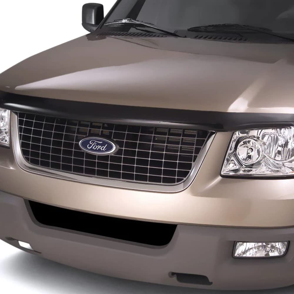 Auto Ventshade [Avs] Hoodflector/Bug Shield | 2019 - 2023 Ram 1500 (Excludes Rebel & Trx Models)| Medium Profile - Smoke, 1 Pc. | 21953