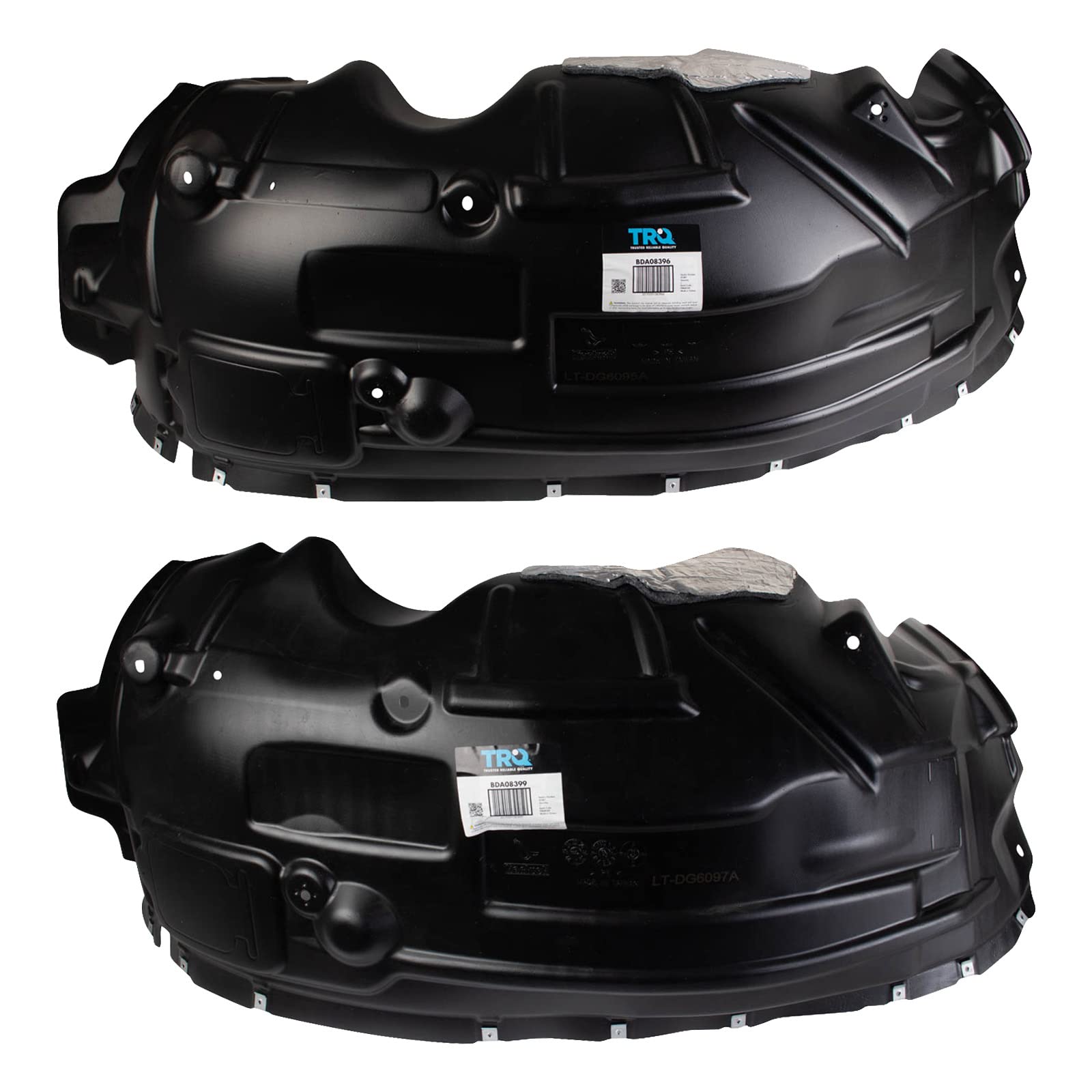 Trq Inner Fender Liner Set Compatible With 2019-2022 Ram 1500 Ch1248204 Ch1249204